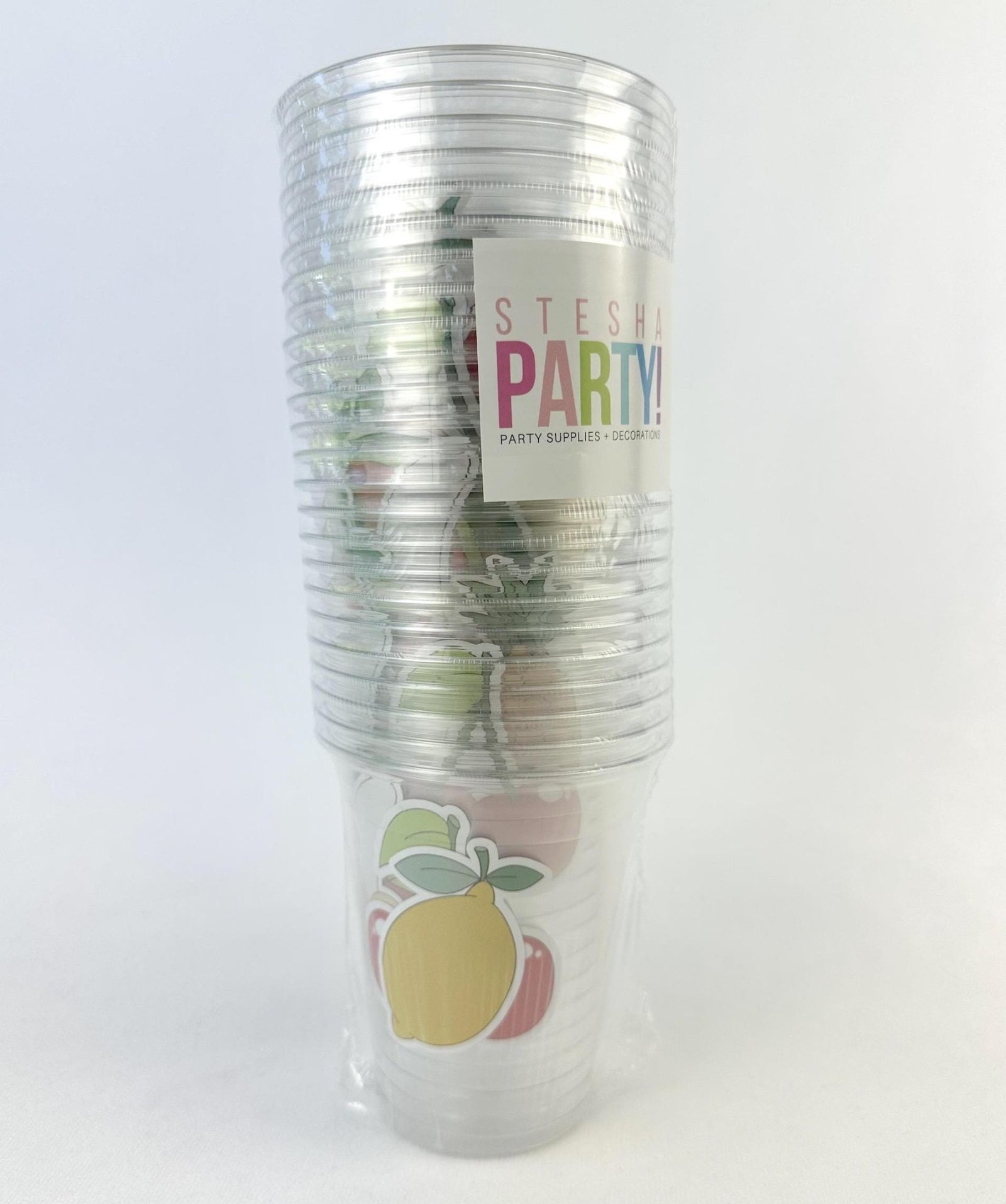 24ct Fruit Theme Party Cups 12oz - Stesha Party