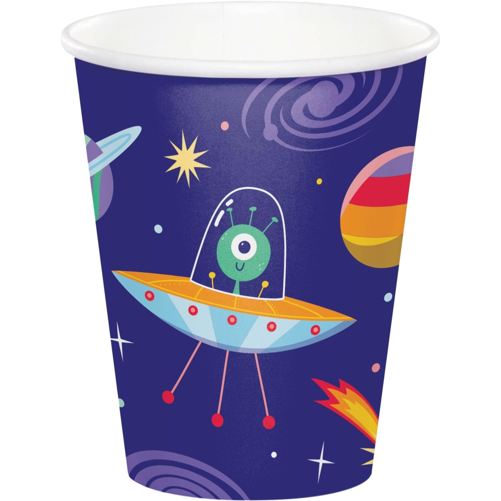 8ct Space Party Cups 9oz - Stesha Party