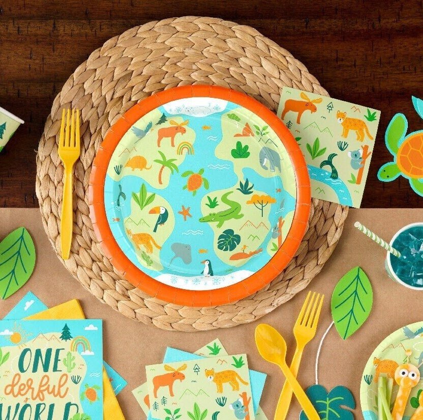 Adventure Party 9" Plates - Stesha Party