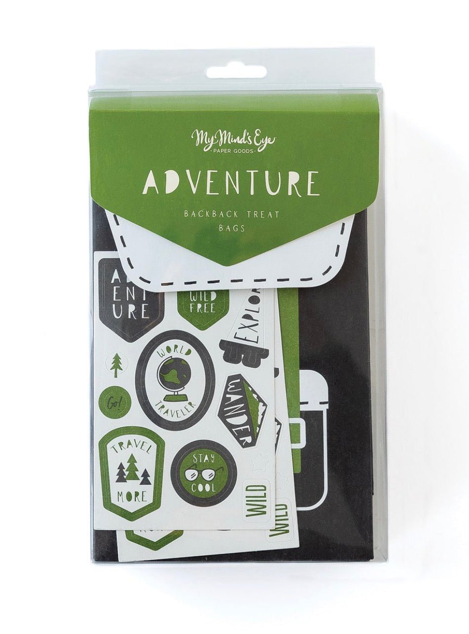 Adventure Party Backpack Treat Bags 8ct - Stesha Party