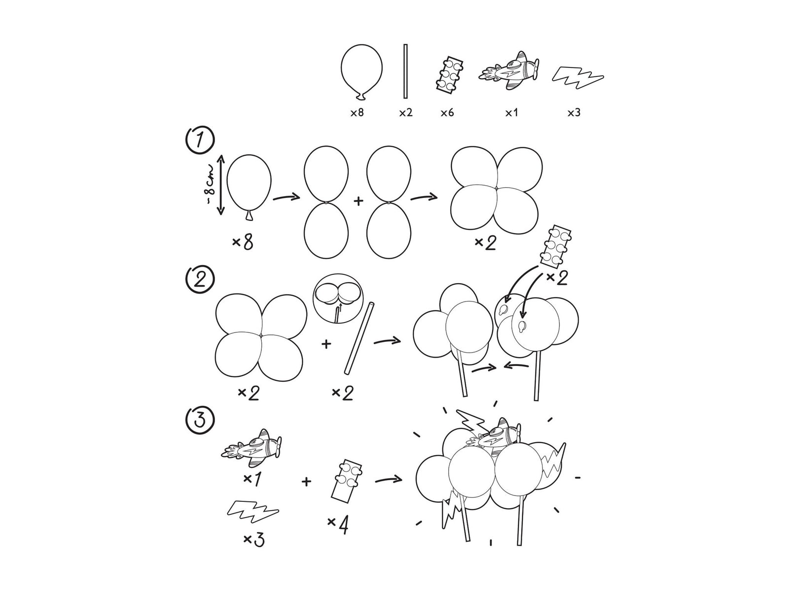 Airplane Cake Topper - Stesha Party