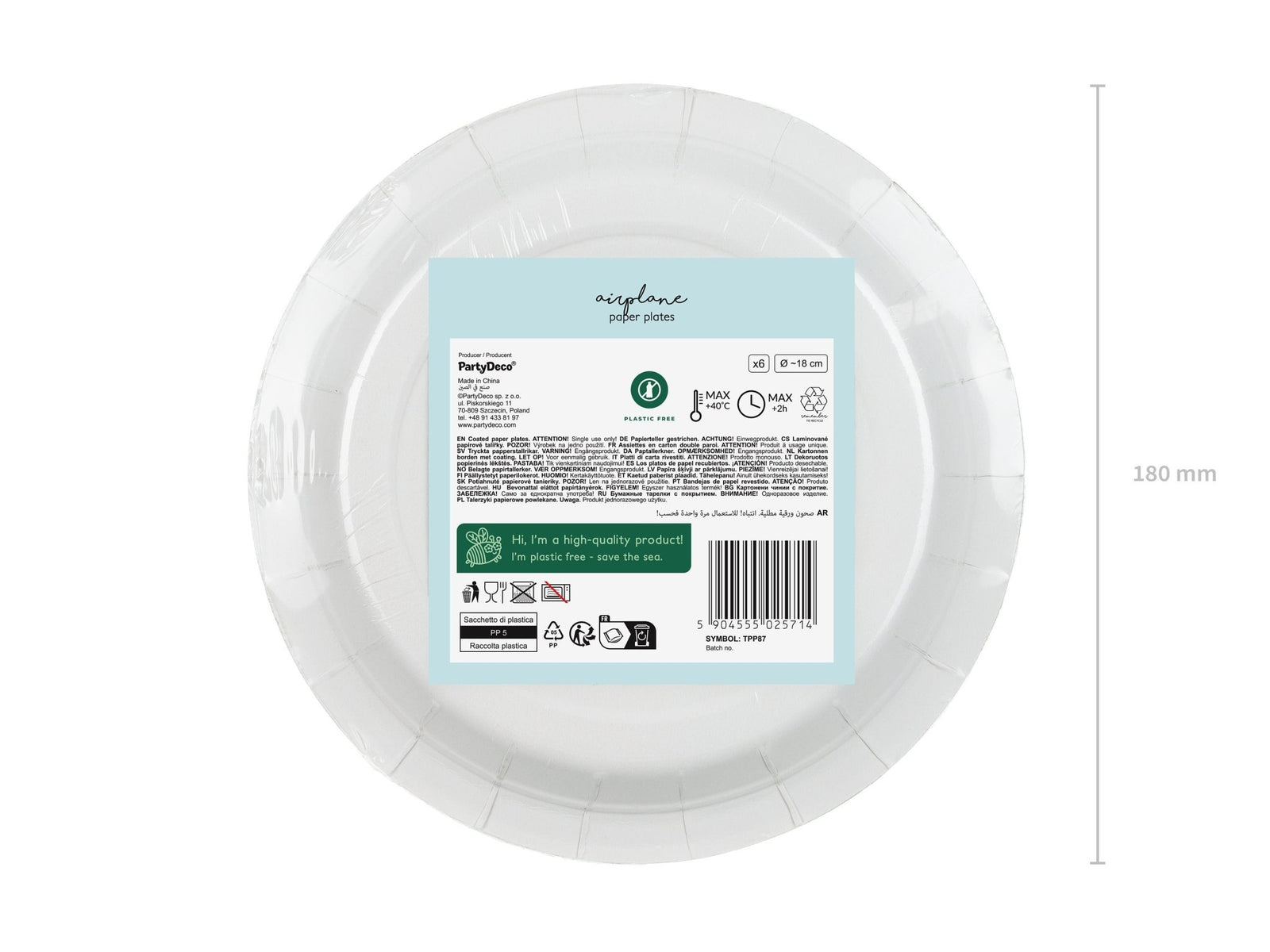 Airplane Party Cake Plates - Stesha Party