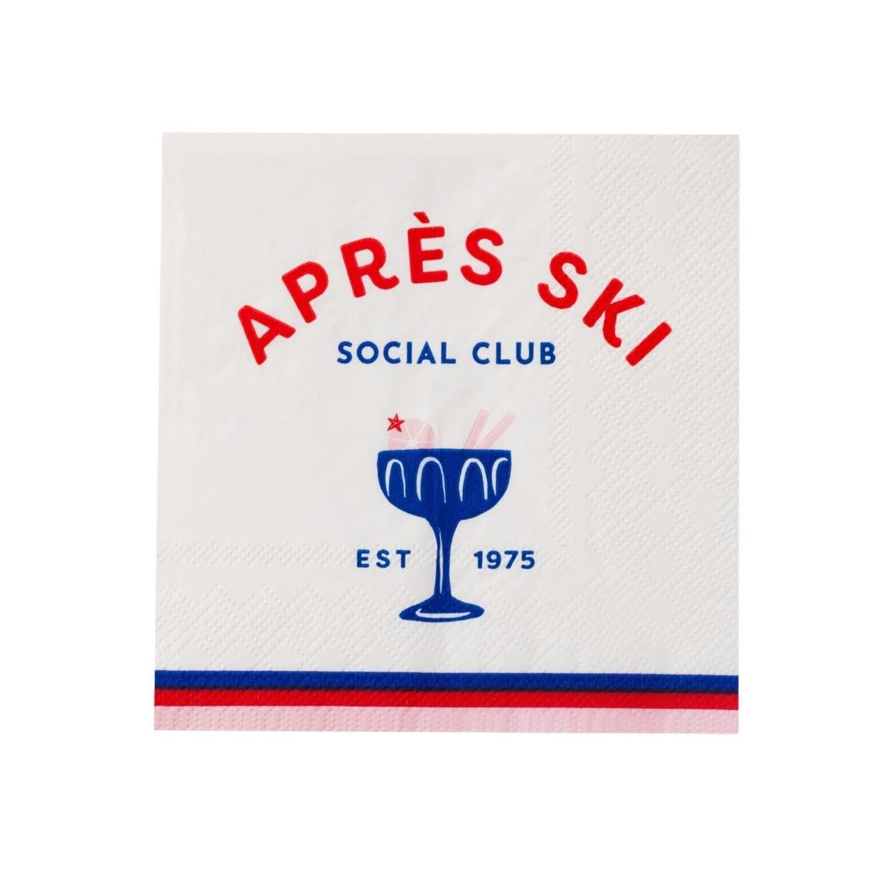 Après Ski Cocktail Napkins 20ct - Stesha Party