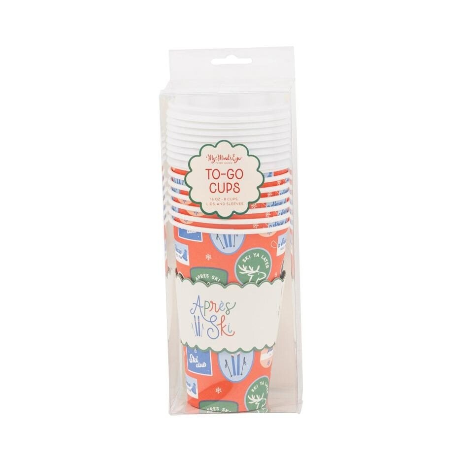Après Ski To Go Cups 16 oz - Stesha Party