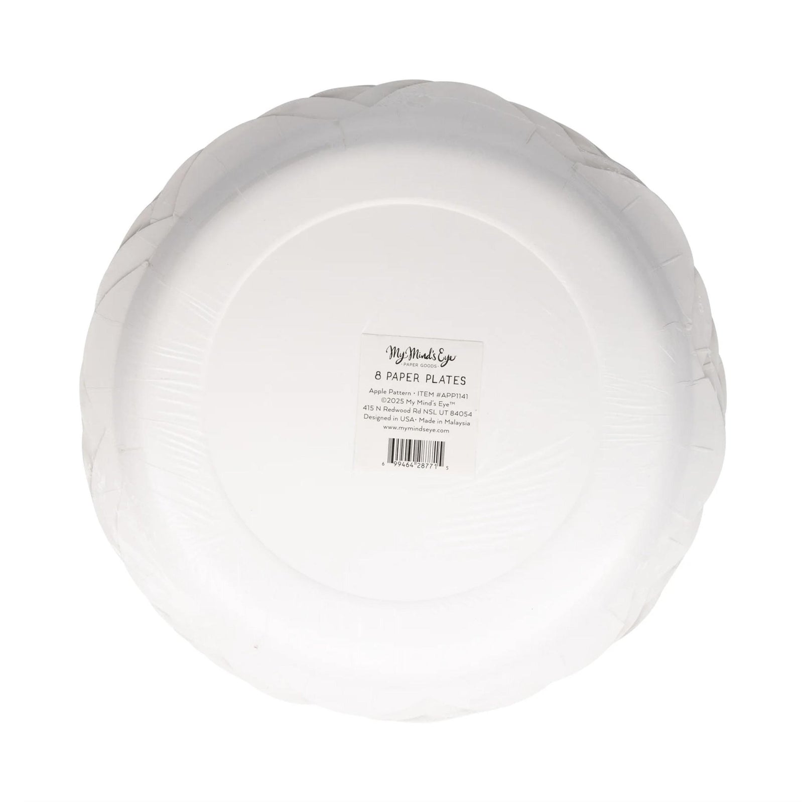 Back to School Apple Plates 8ct - Stesha Party