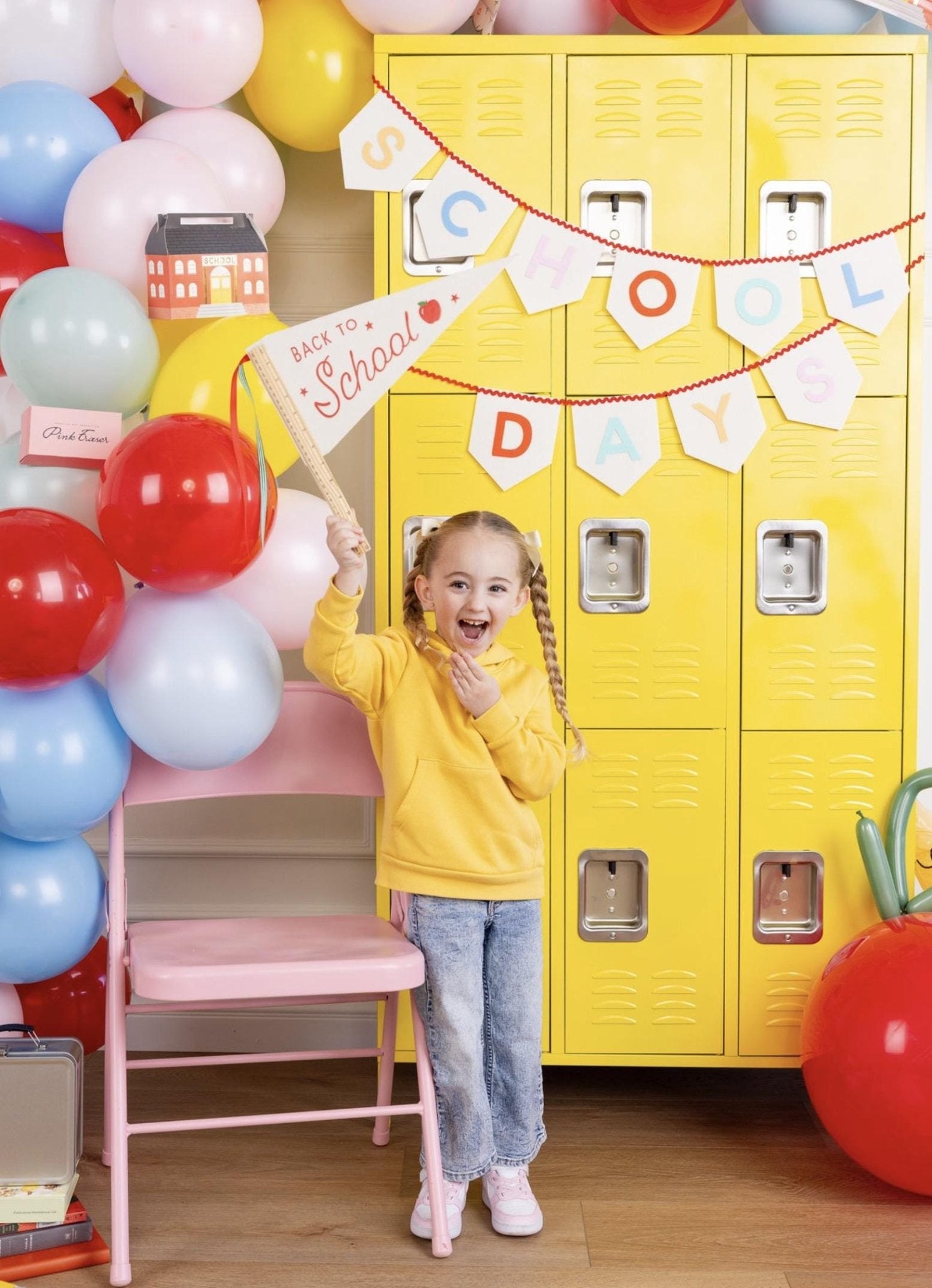 Back to School Felt Banner Set - Stesha Party