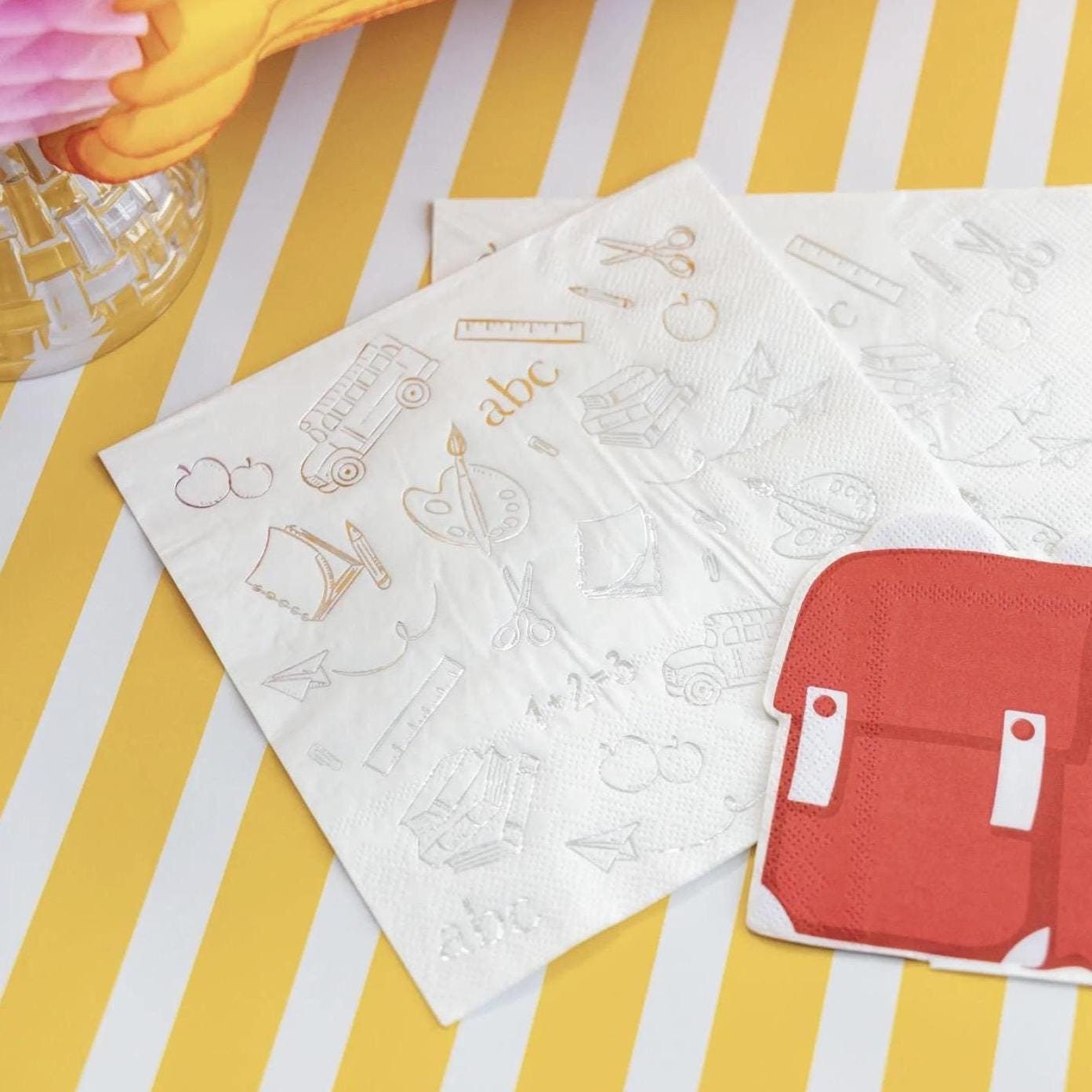 Back To School Napkins - Stesha Party