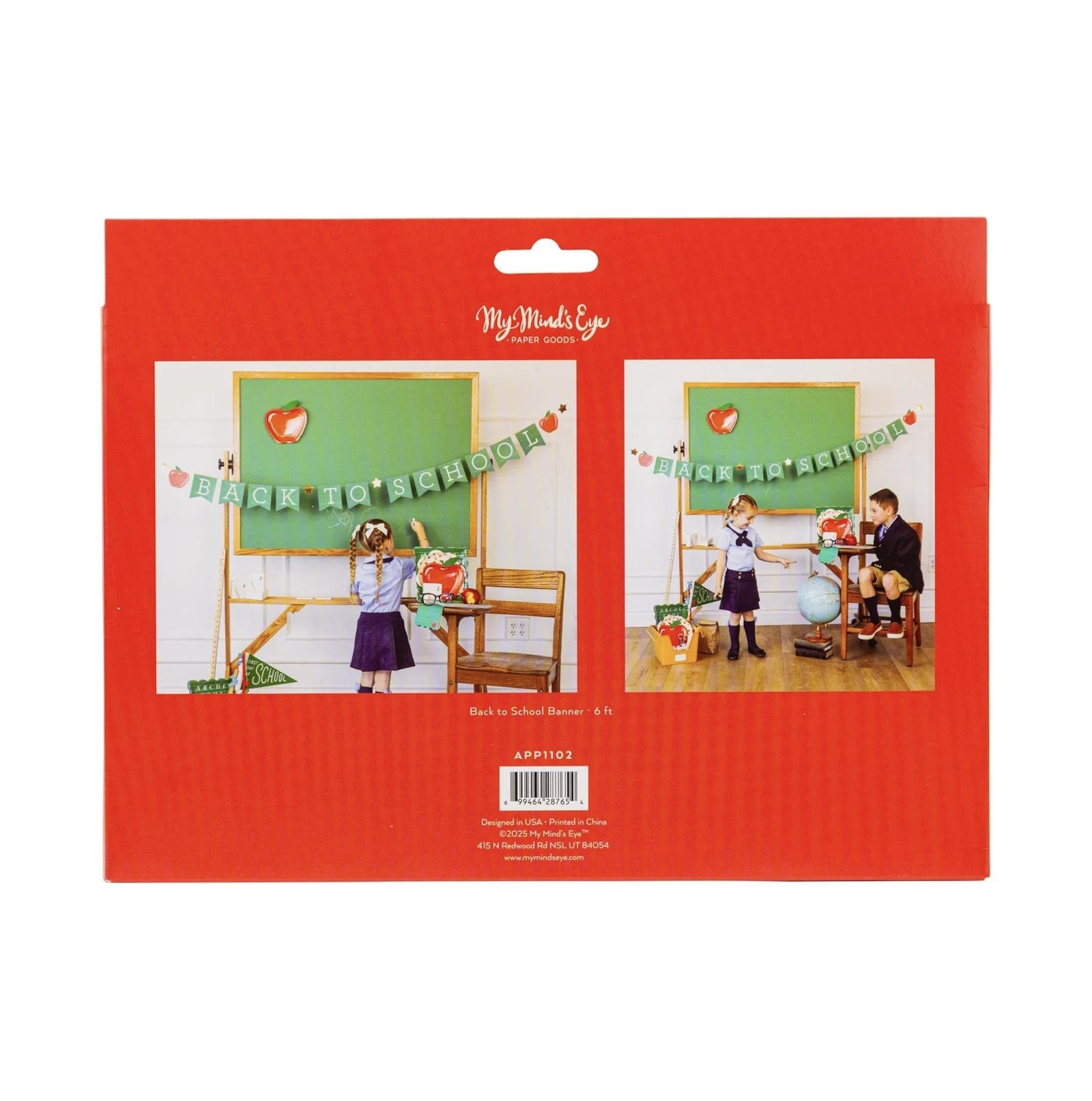 Back to School Paper Banner 6ft - Stesha Party