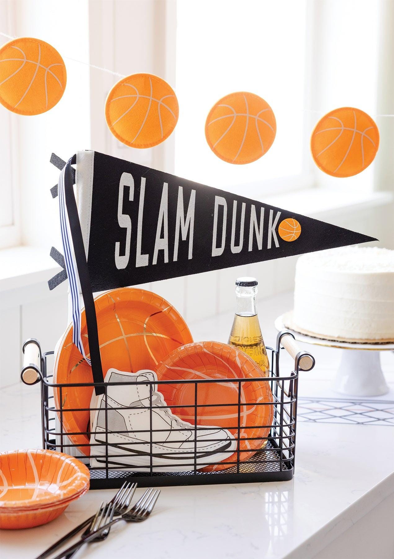 Basketball Backboard Placemats 12ct - Stesha Party