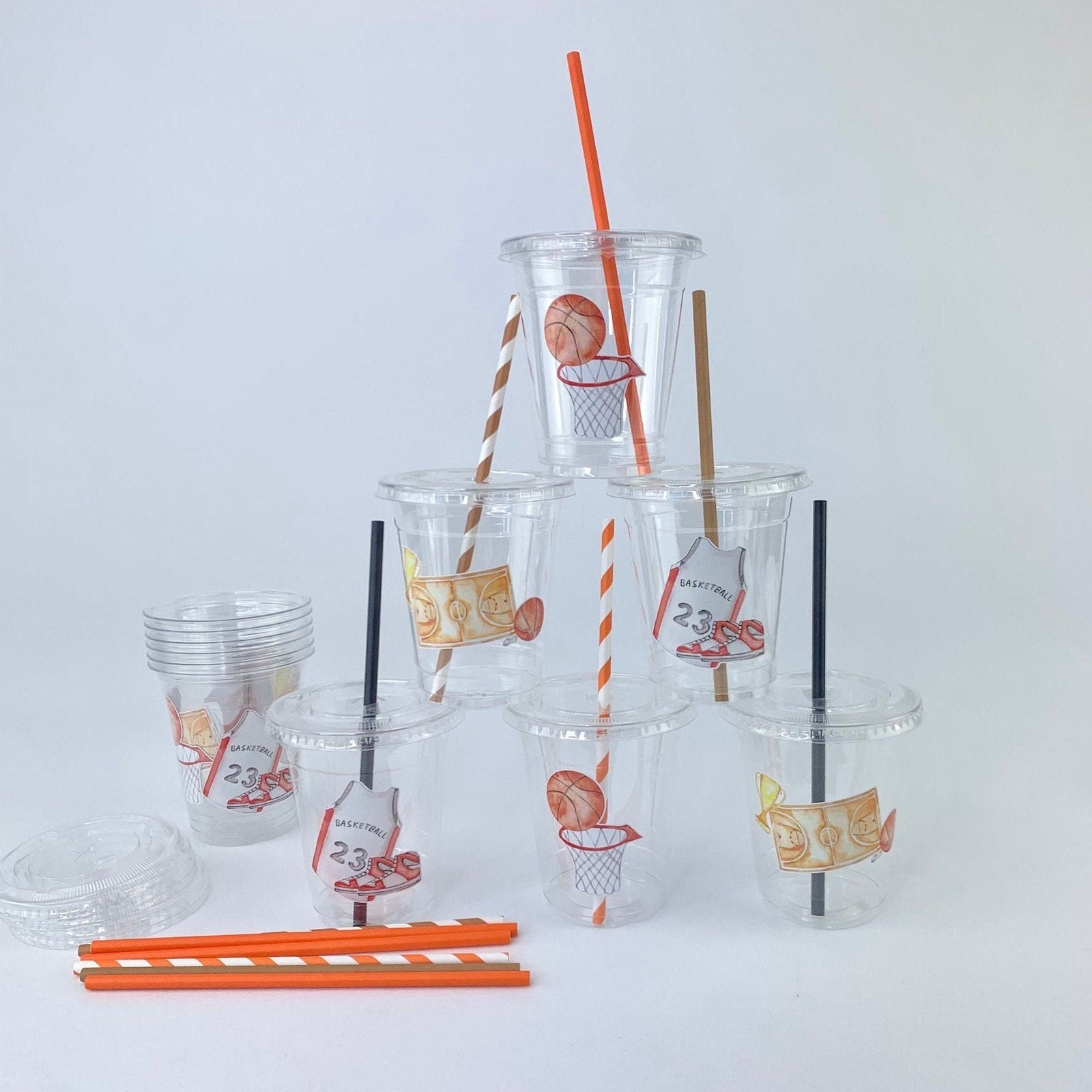 Basketball Party Cups - Stesha Party