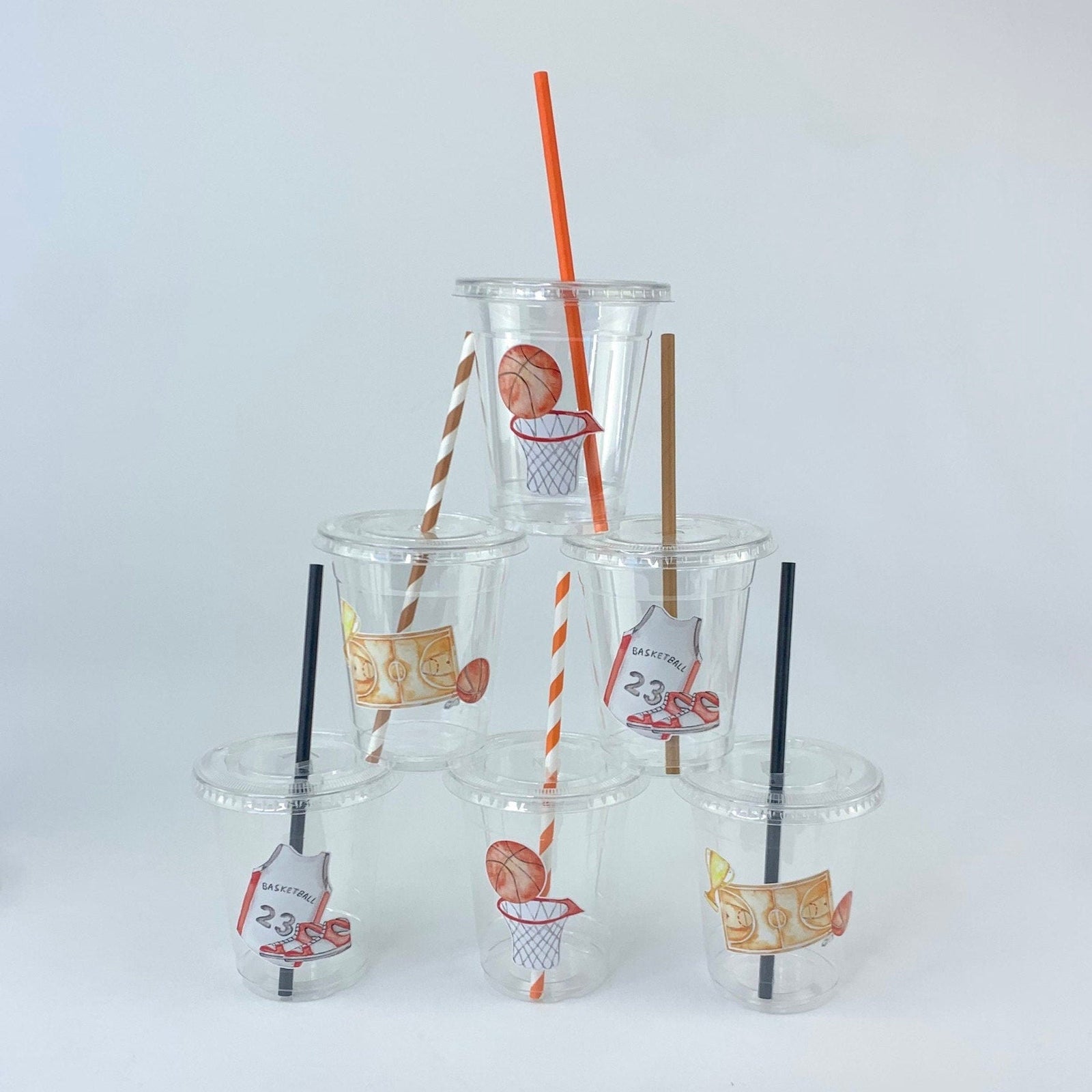 Basketball Party Cups - Stesha Party