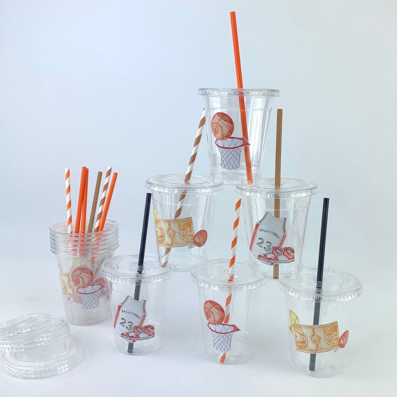 Basketball Party Cups - Stesha Party