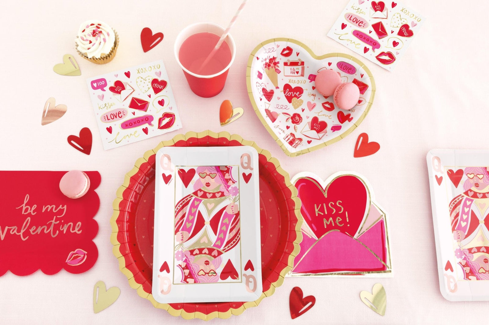 Be My Valentine Napkins - Stesha Party