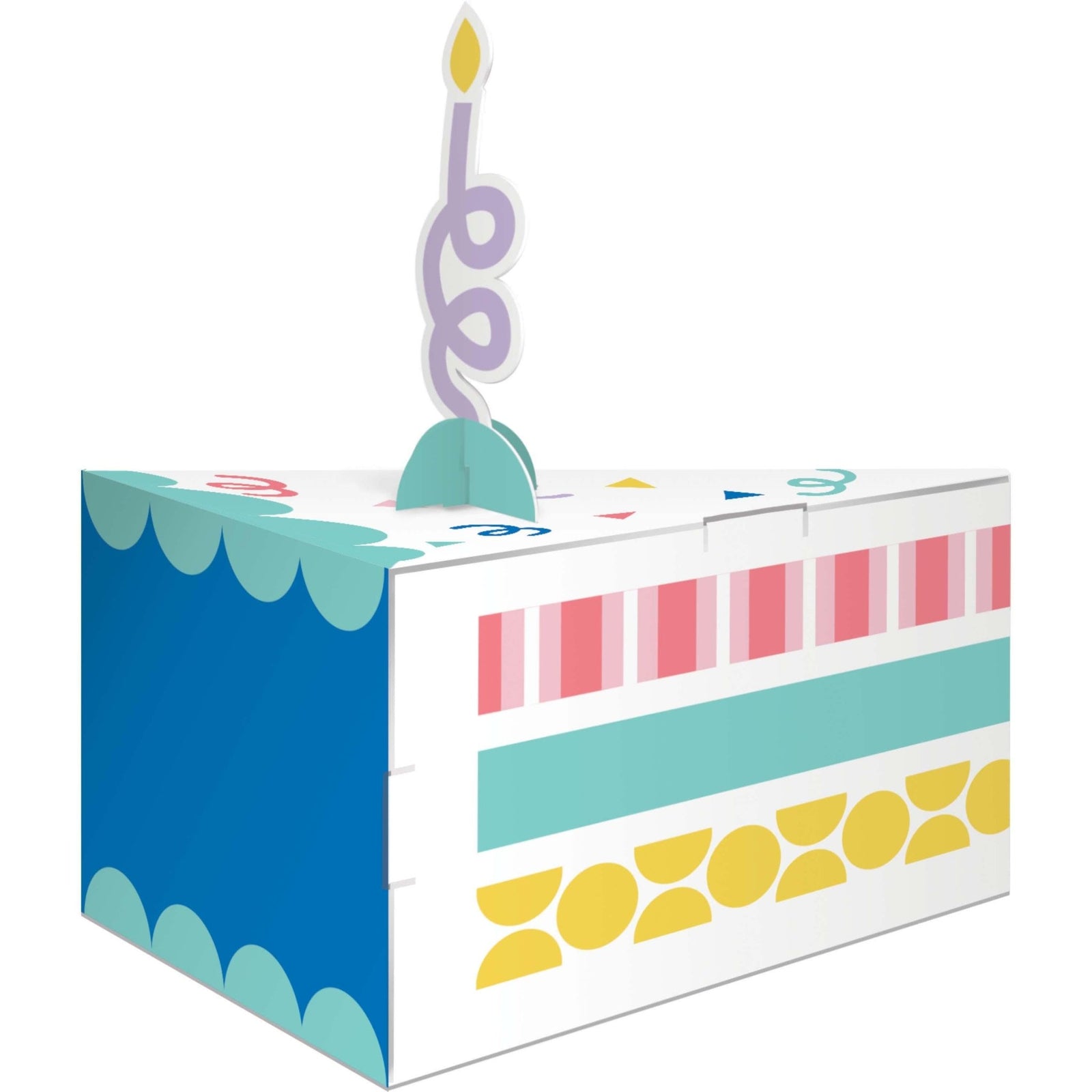 Birthday Cake Favor Box Centerpiece - Stesha Party