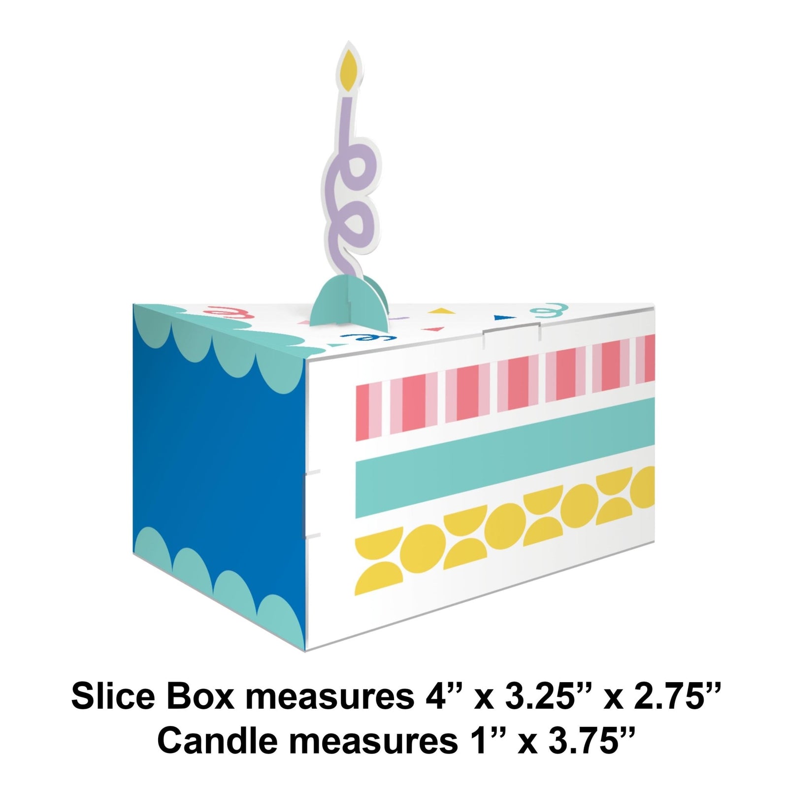 Birthday Cake Favor Box Centerpiece - Stesha Party