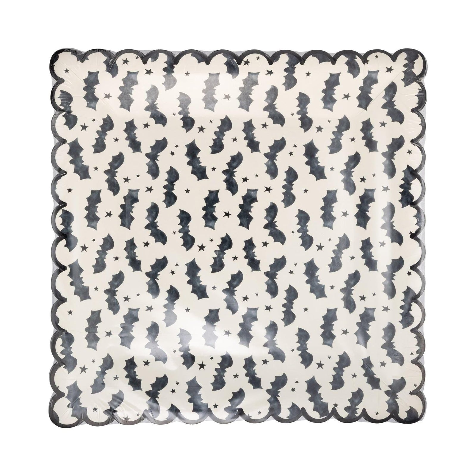 Black Bats Paper Plates 8ct - Stesha Party