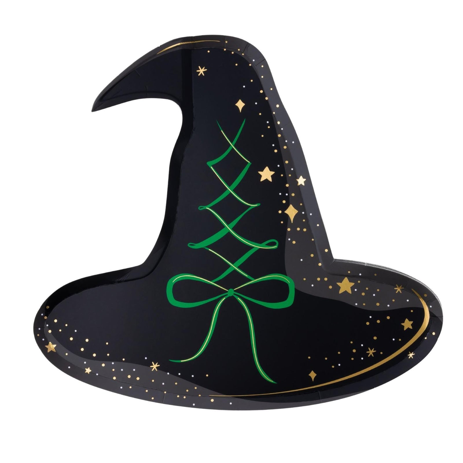 Black Witch Hat Plates - Stesha Party