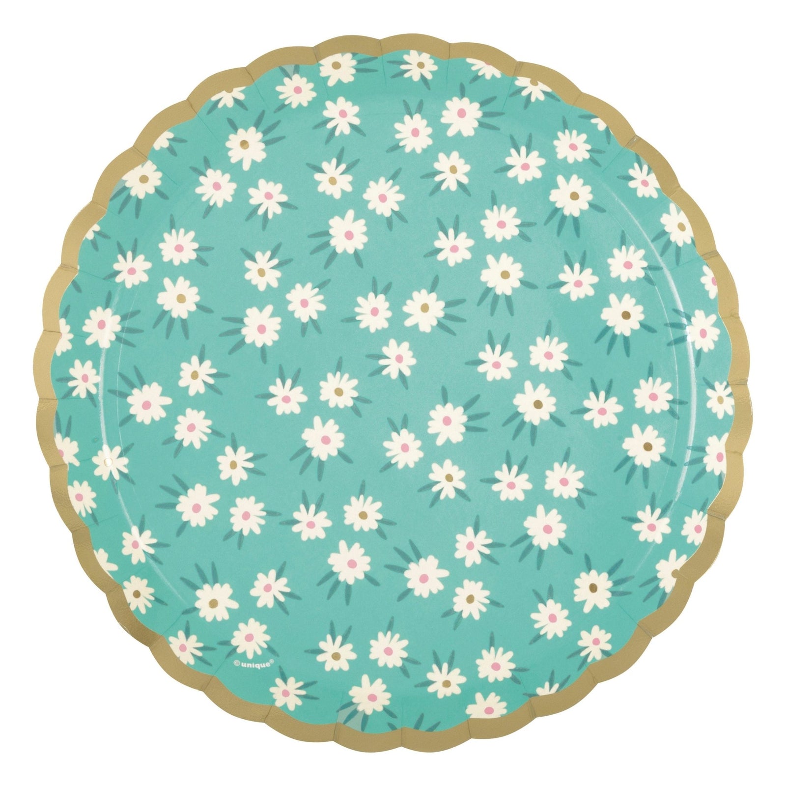 Blooming Floral Party Plates 8ct - Stesha Party