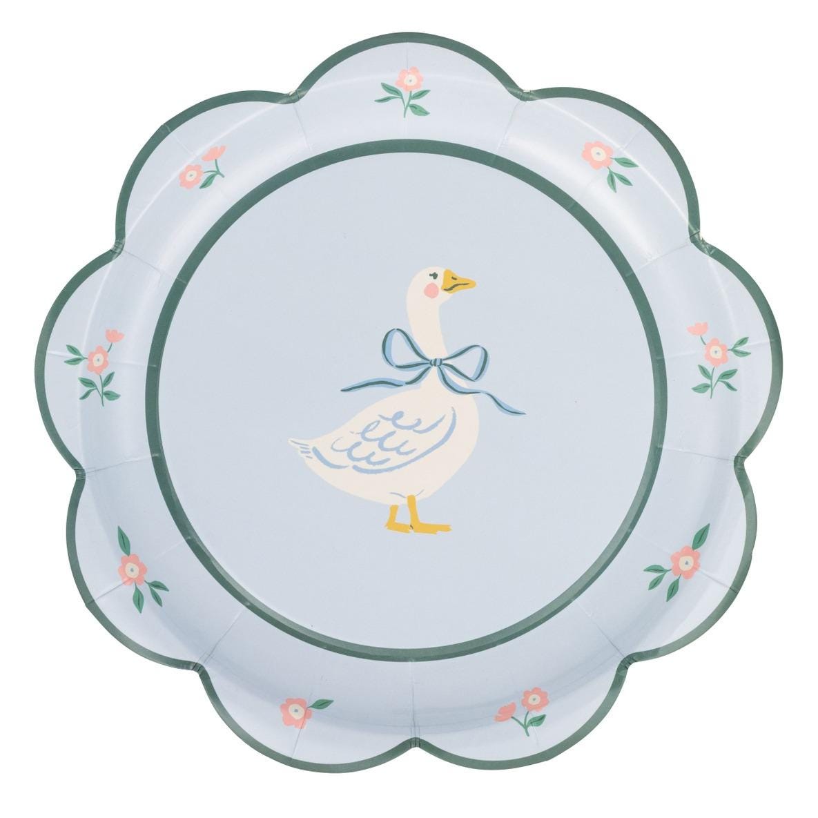 Blue Goose Dessert Plates 8ct - Stesha Party