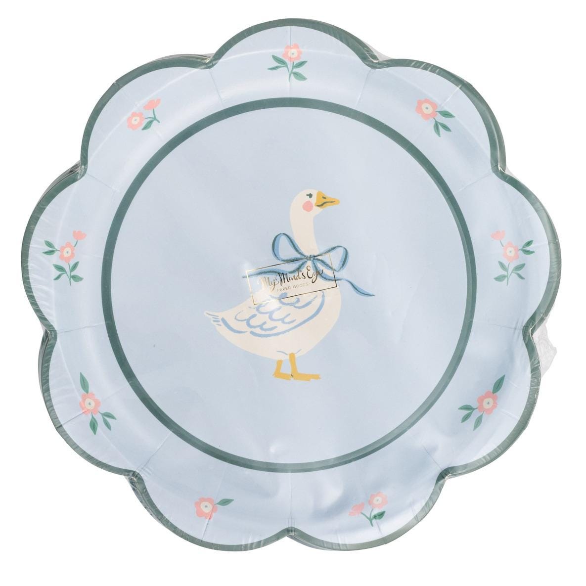 Blue Goose Dessert Plates 8ct - Stesha Party