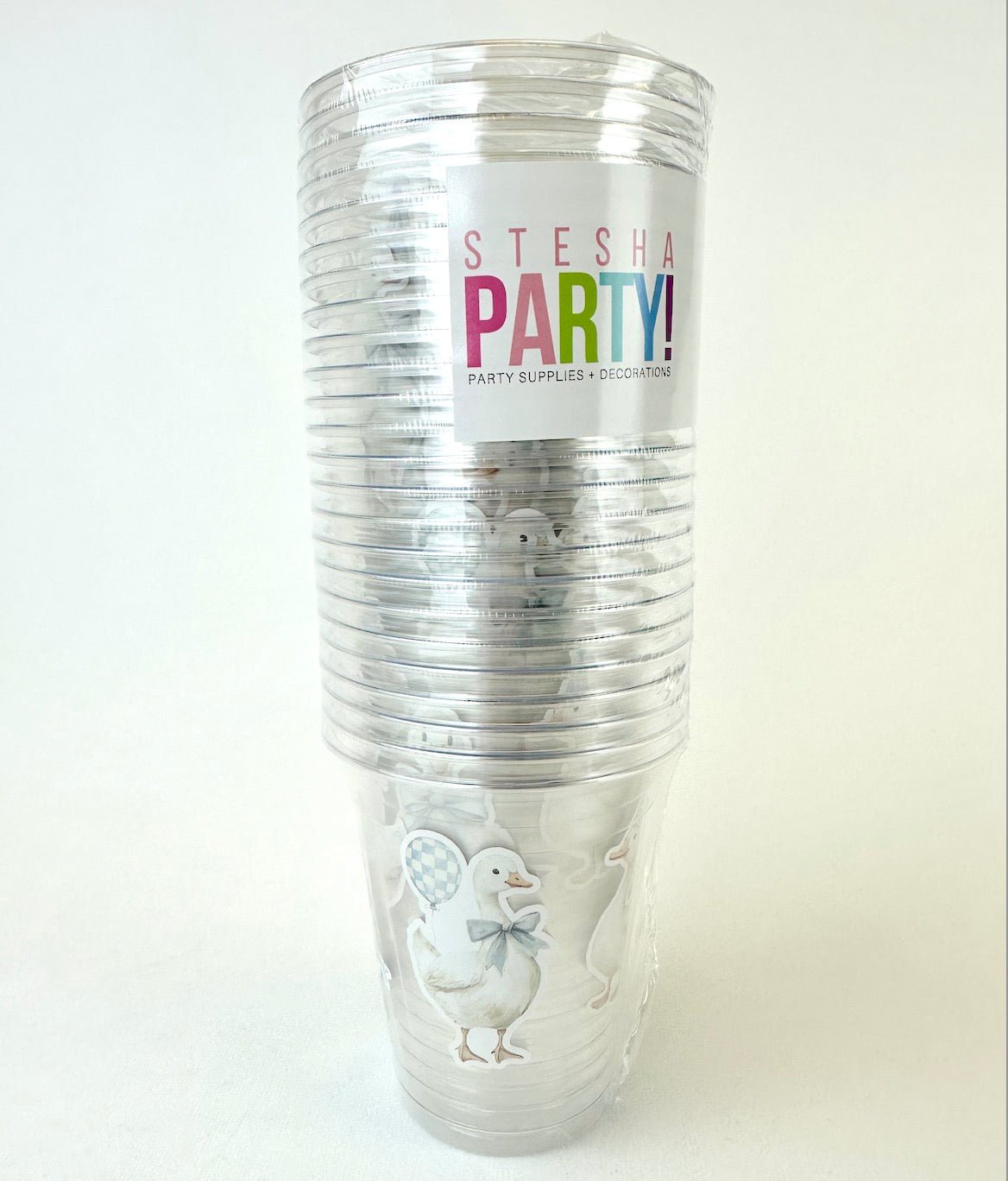 Blue Silly Goose Party Cups 24ct - Stesha Party