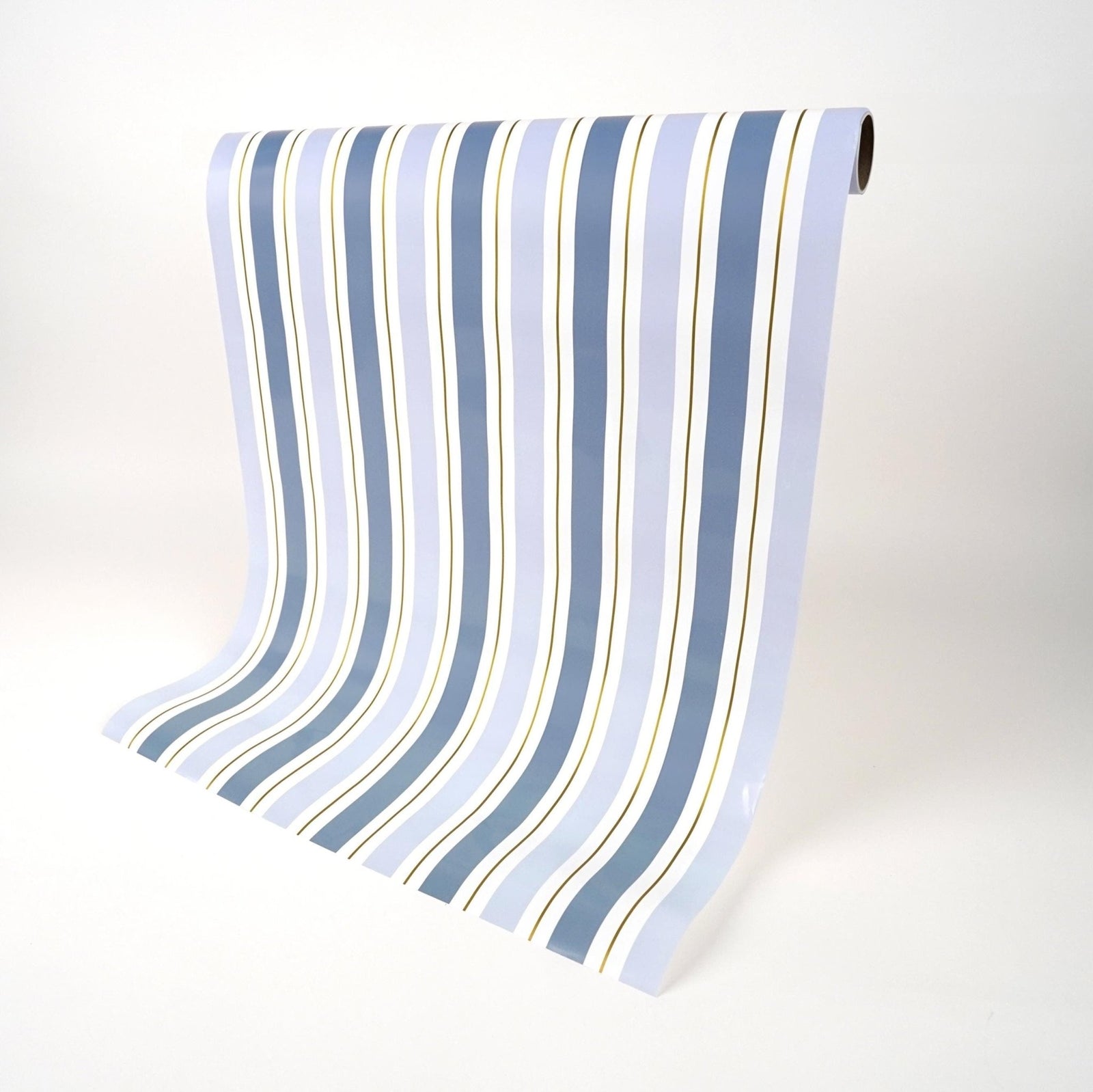 Blue Striped Table Runner - Stesha Party