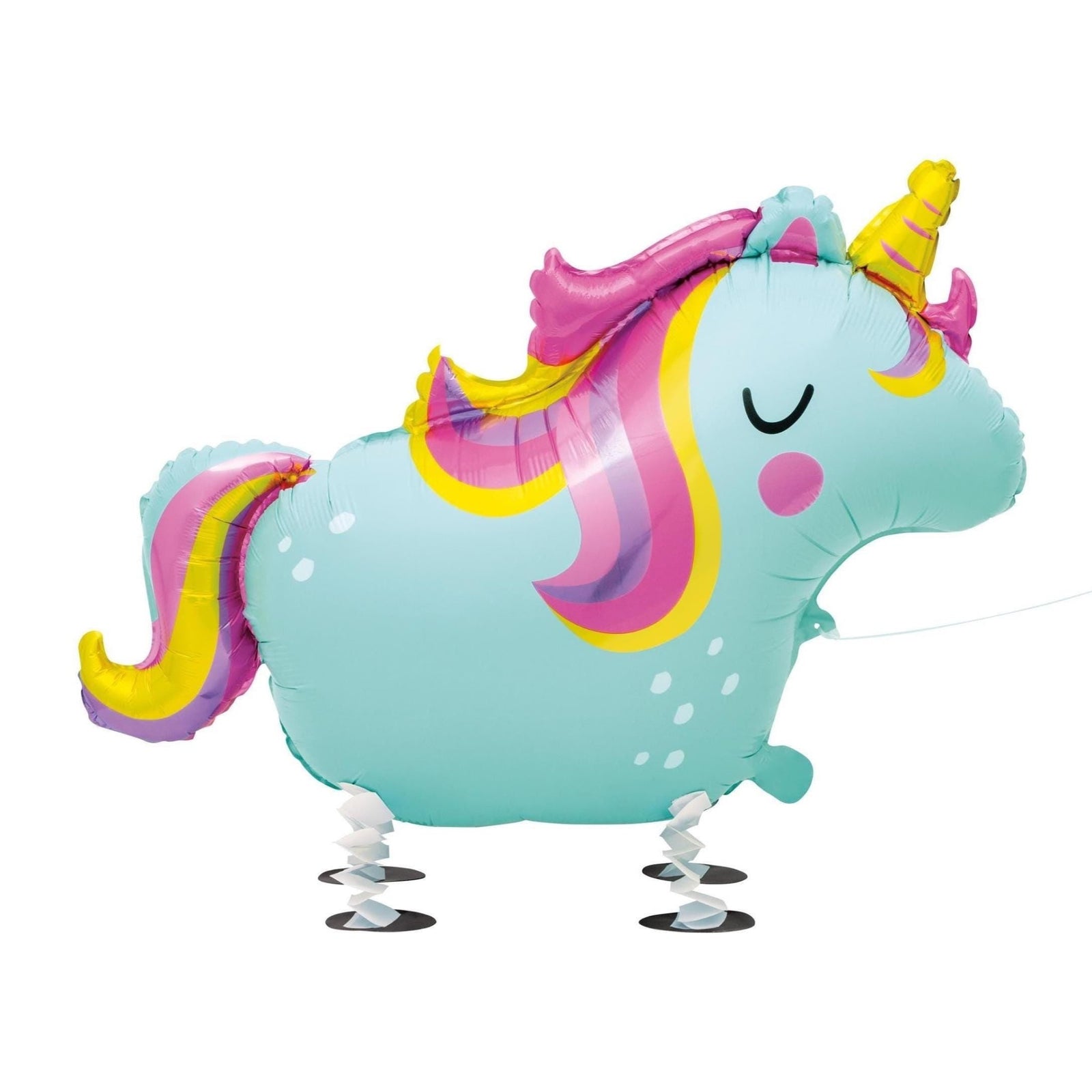Blue Walking Unicorn Balloon - Stesha Party