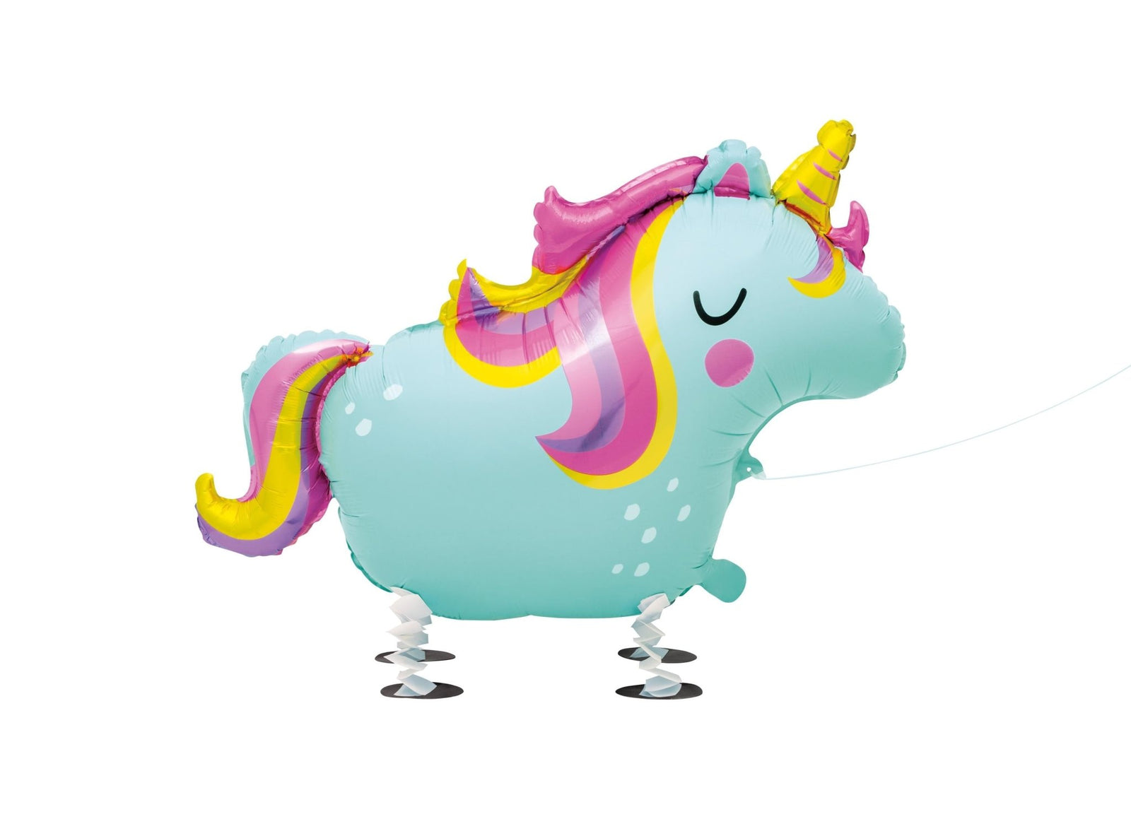 Blue Walking Unicorn Balloon - Stesha Party