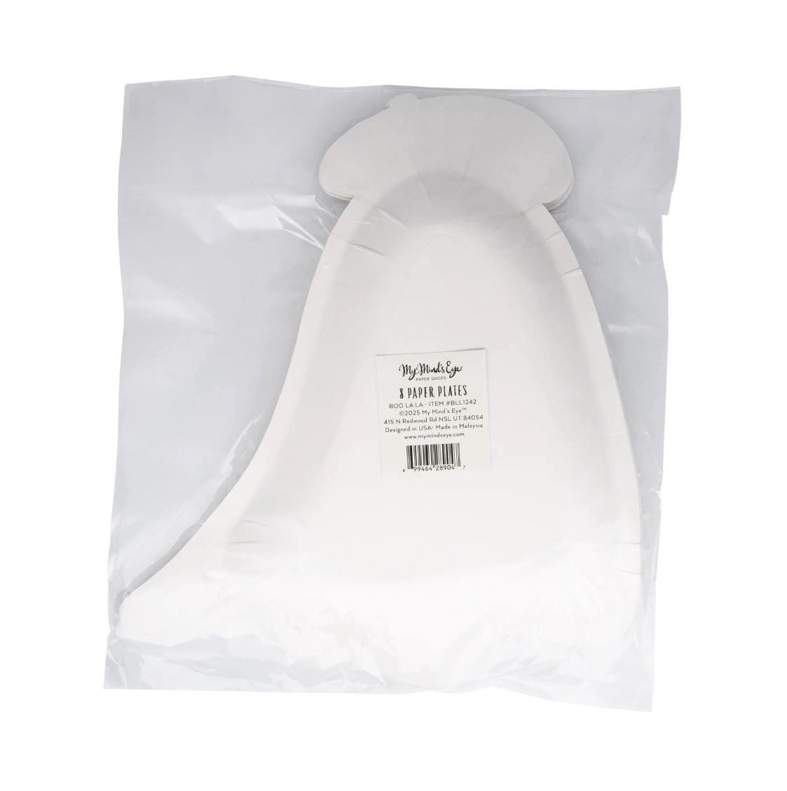 Boo La La Ghost Plates 8ct - Stesha Party