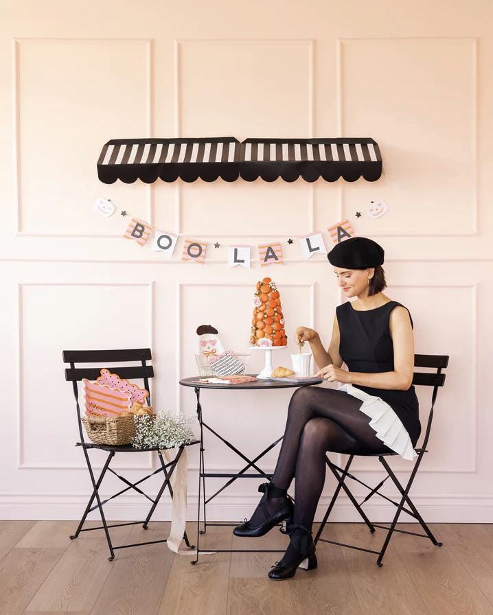 Boo La La Halloween Banner - Stesha Party