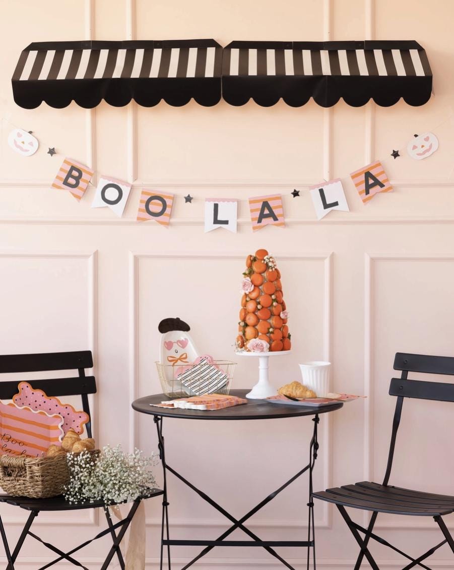 Boo La La Halloween Banner - Stesha Party