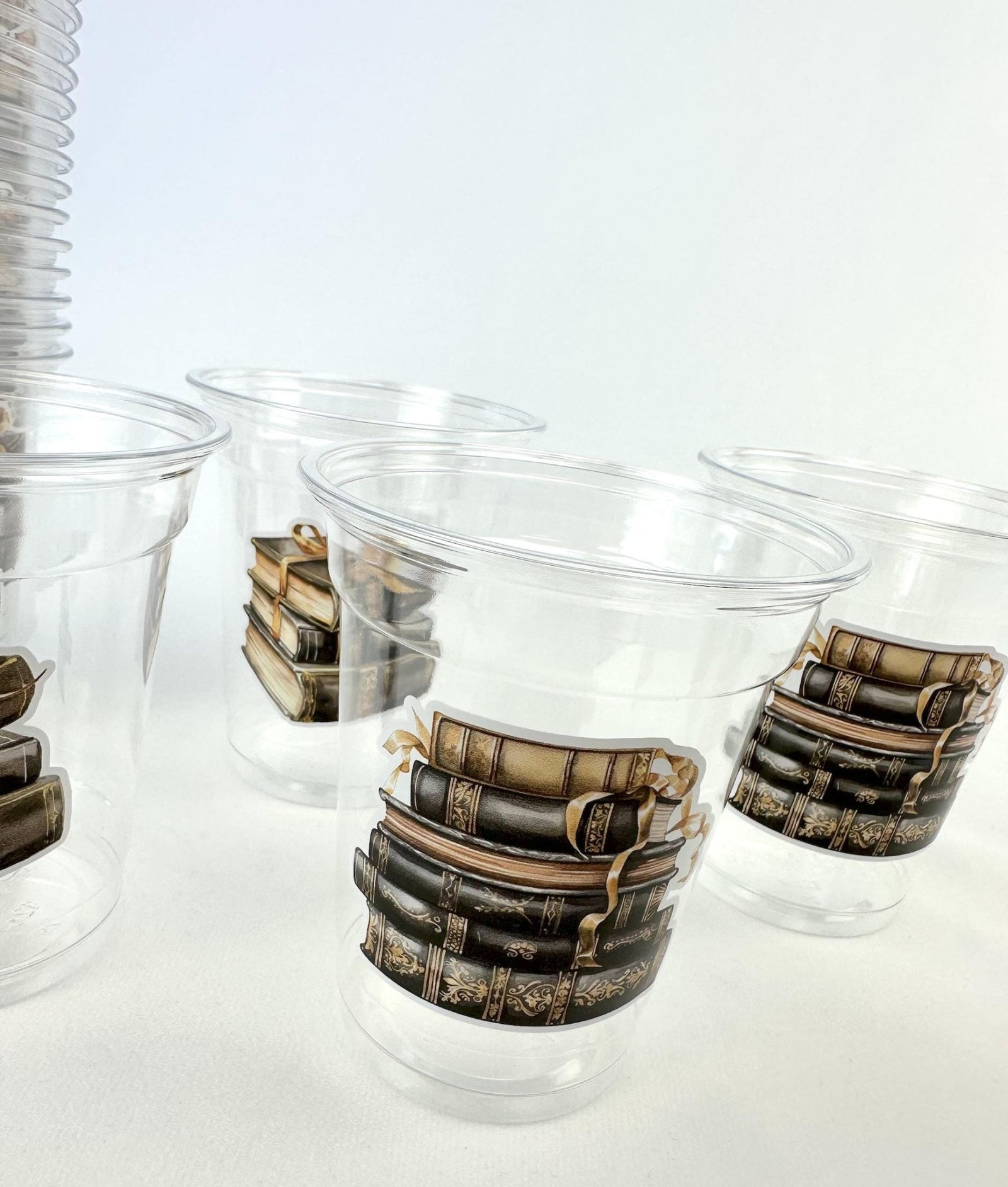 Book Themed Party Cups 24ct 12oz - Stesha Party
