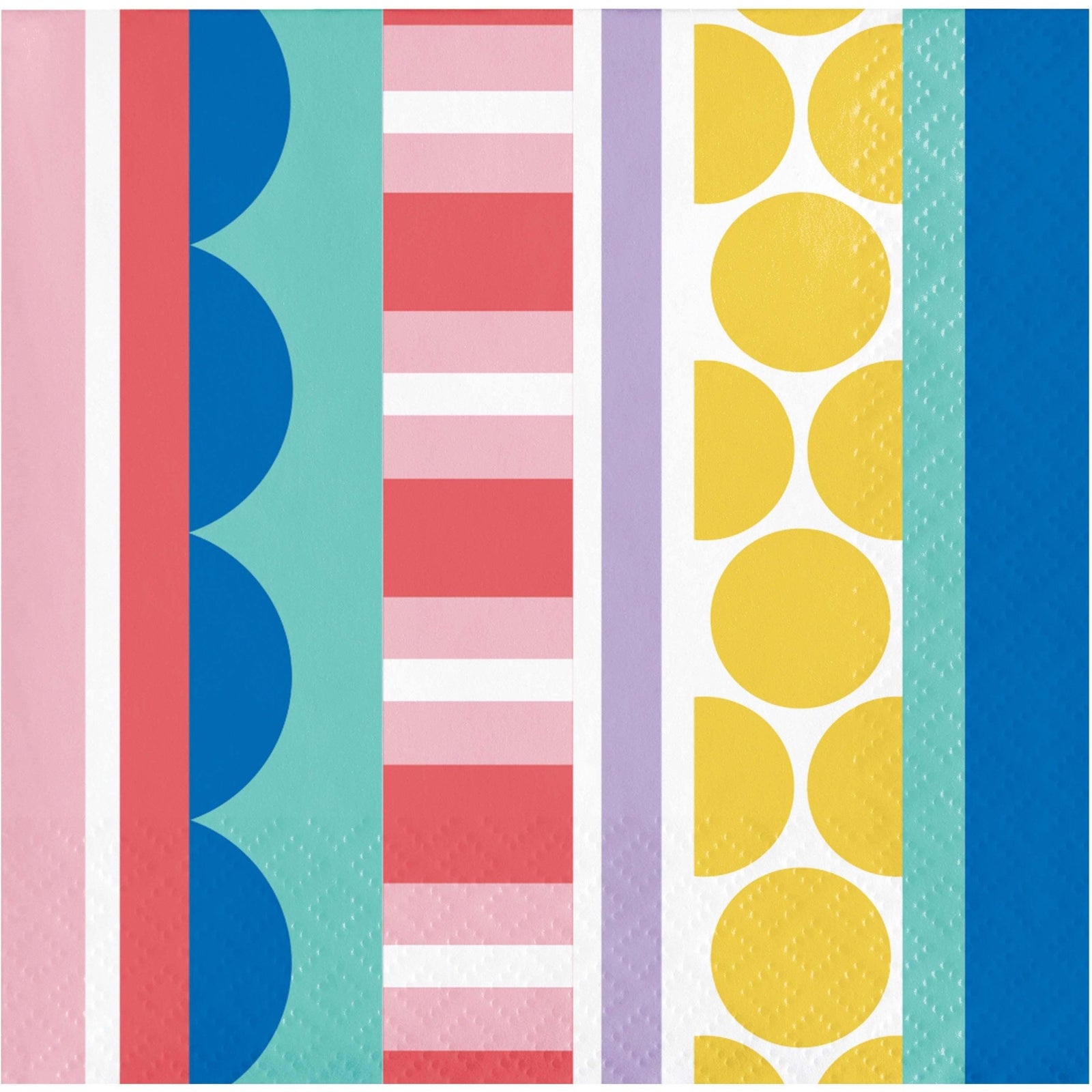 Bright Patterned Paper Napkins - Stesha Party
