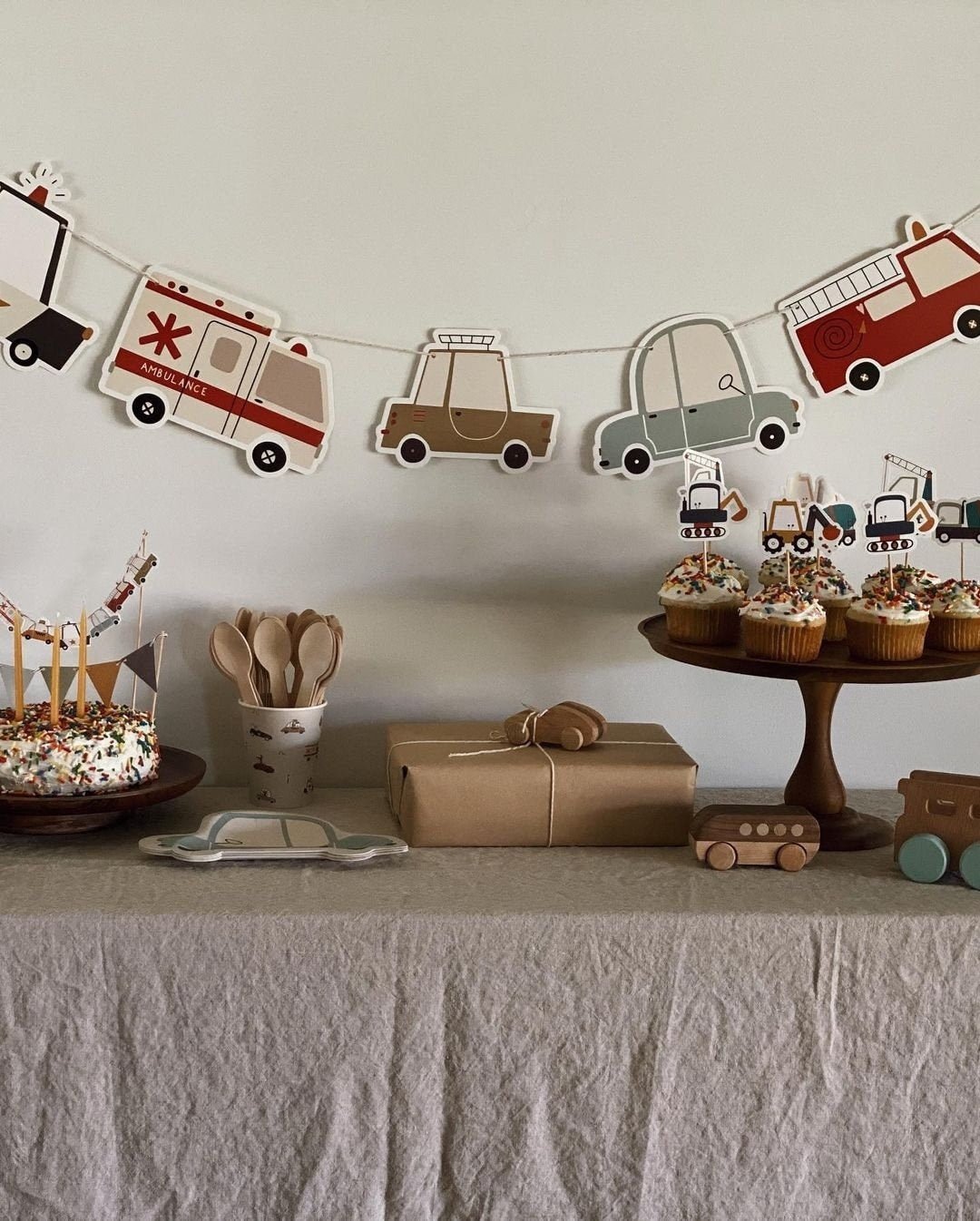 Builder Cupcake Toppers 8ct - Stesha Party