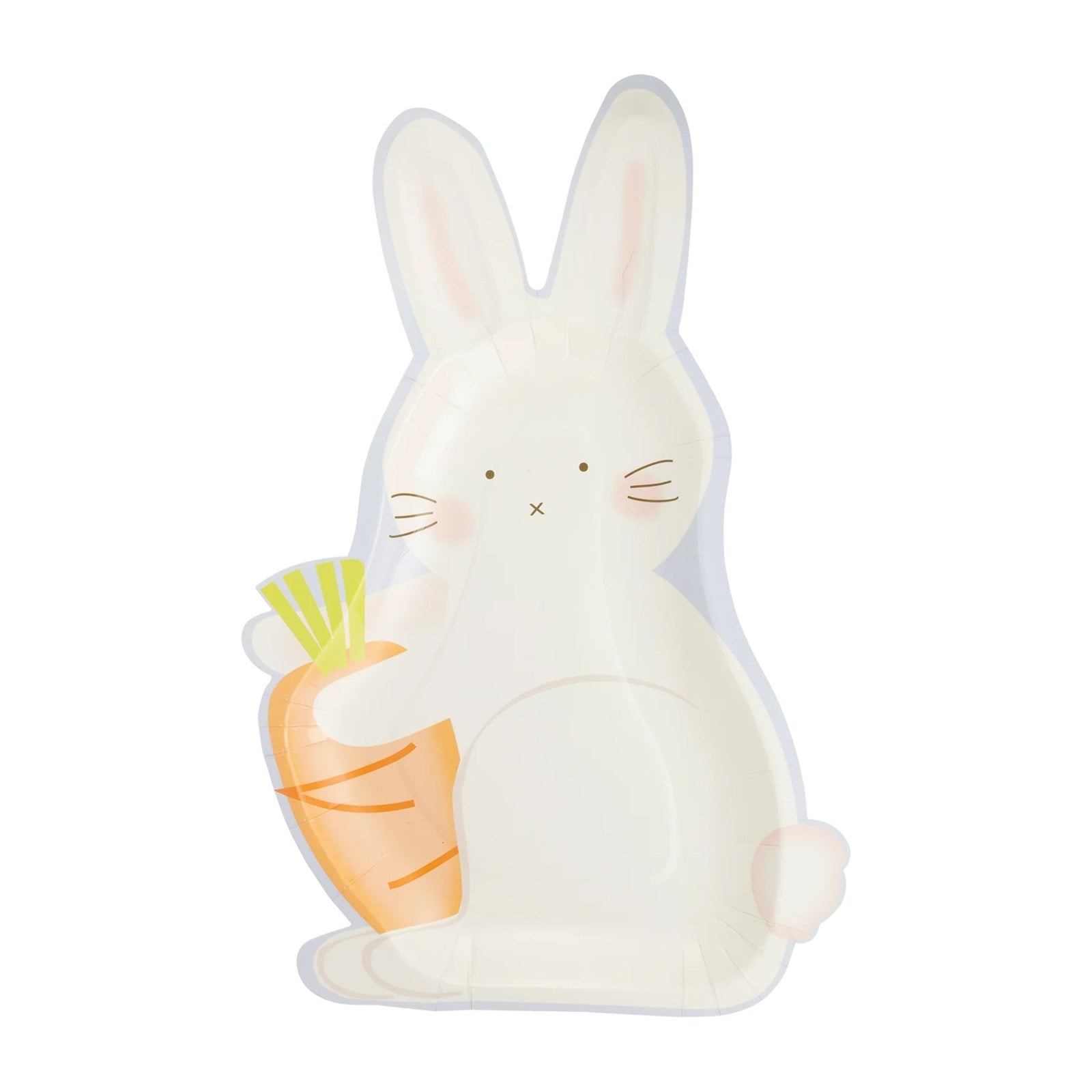 Bunny & Carrot Paper Plates - Stesha Party