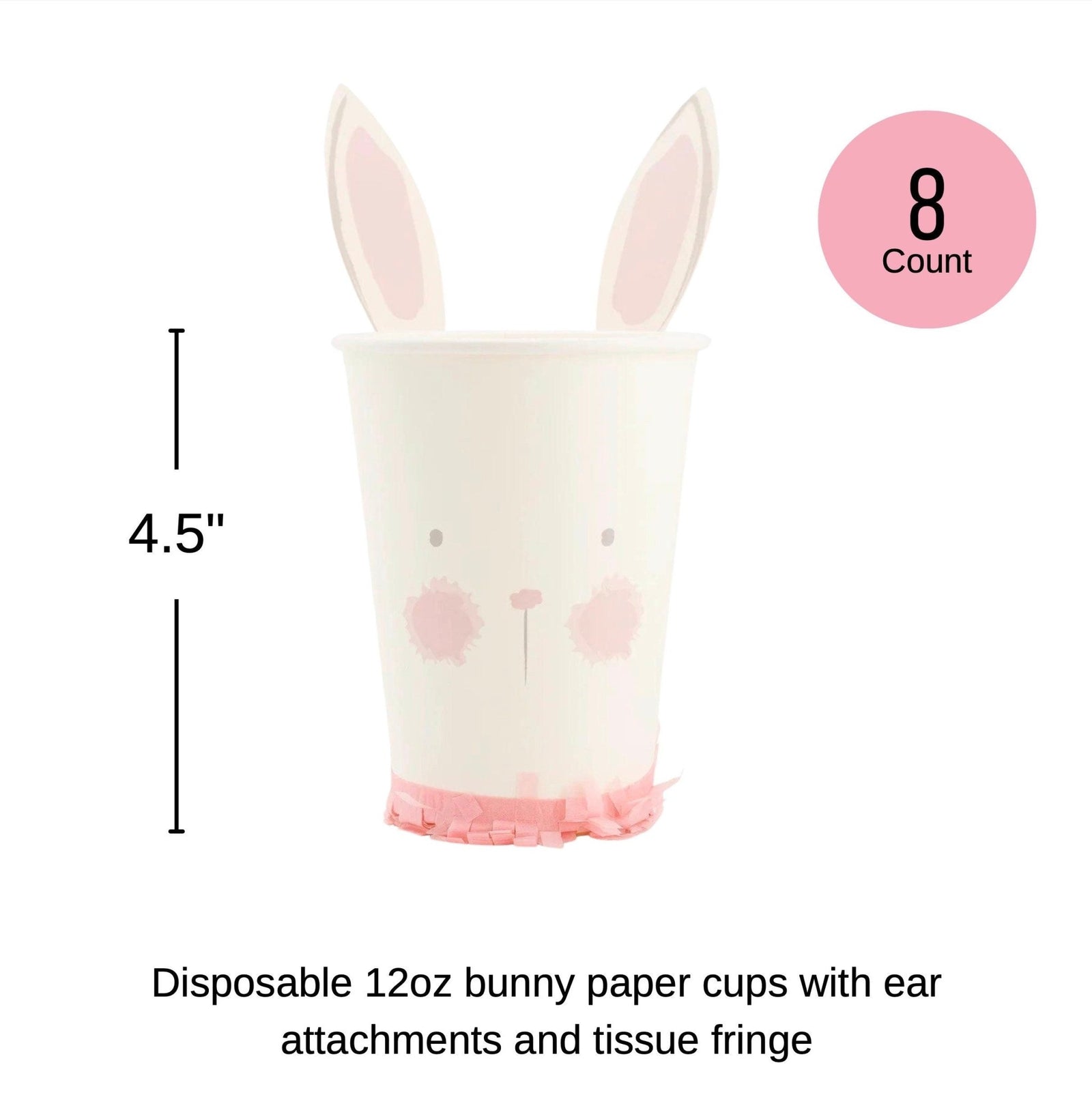 Bunny Cups with Ears - Stesha Party