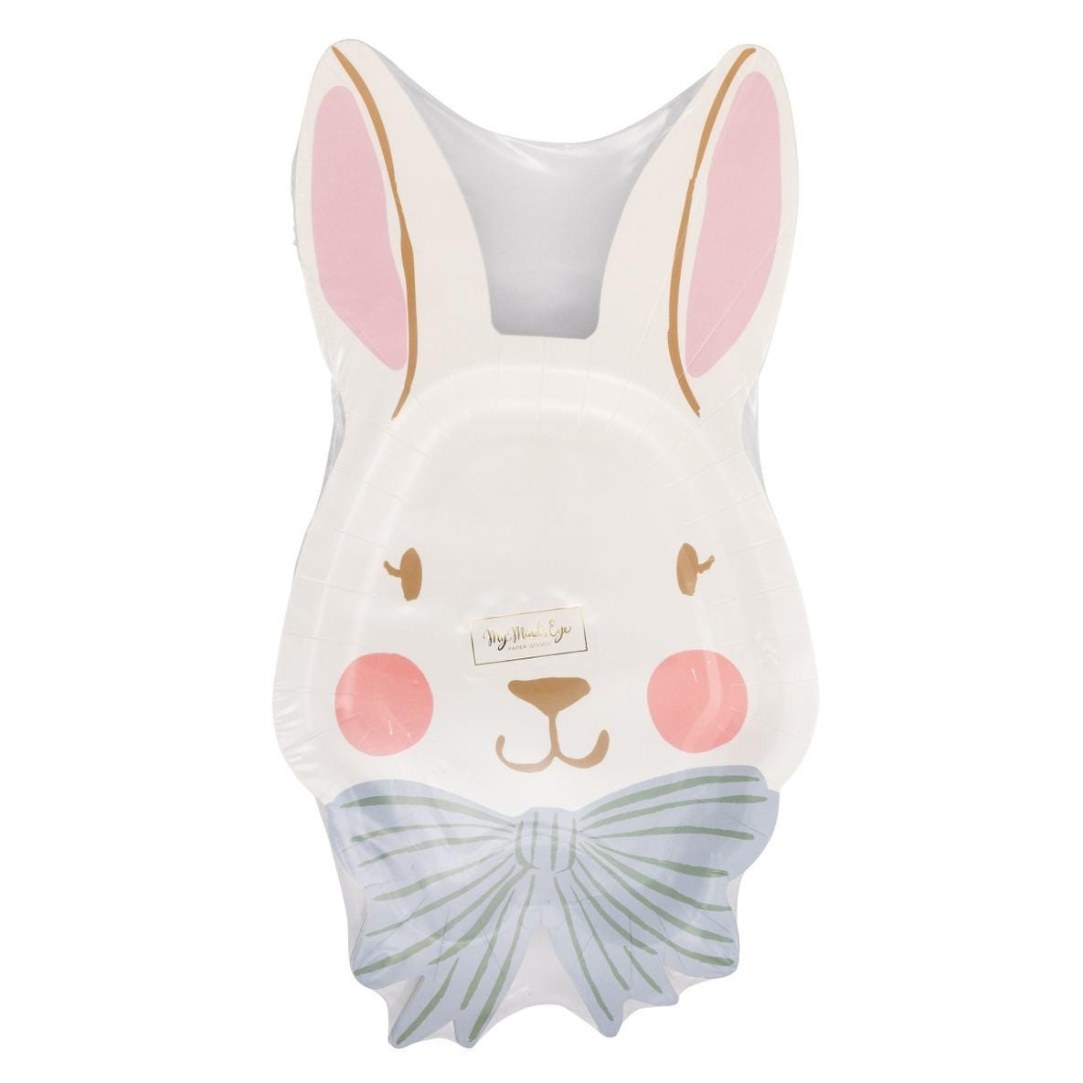 Bunny Face Shaped Plates 8ct - Stesha Party