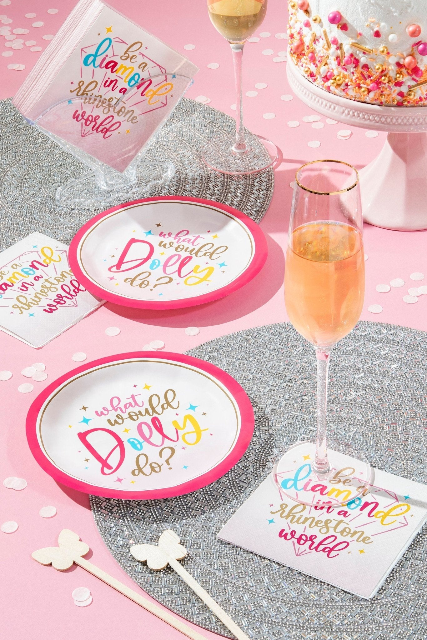 Butterfly Drink Stirrers 12ct - Stesha Party