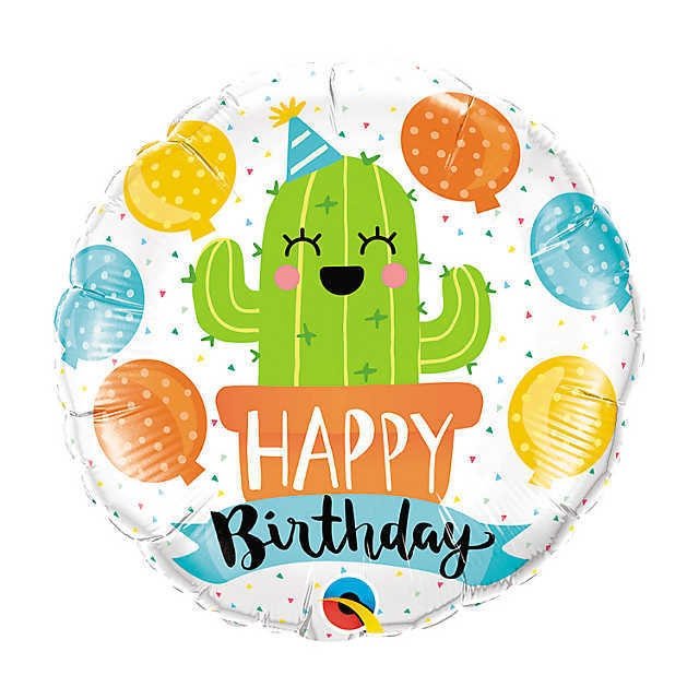Cactus Birthday Balloon 18" - Stesha Party