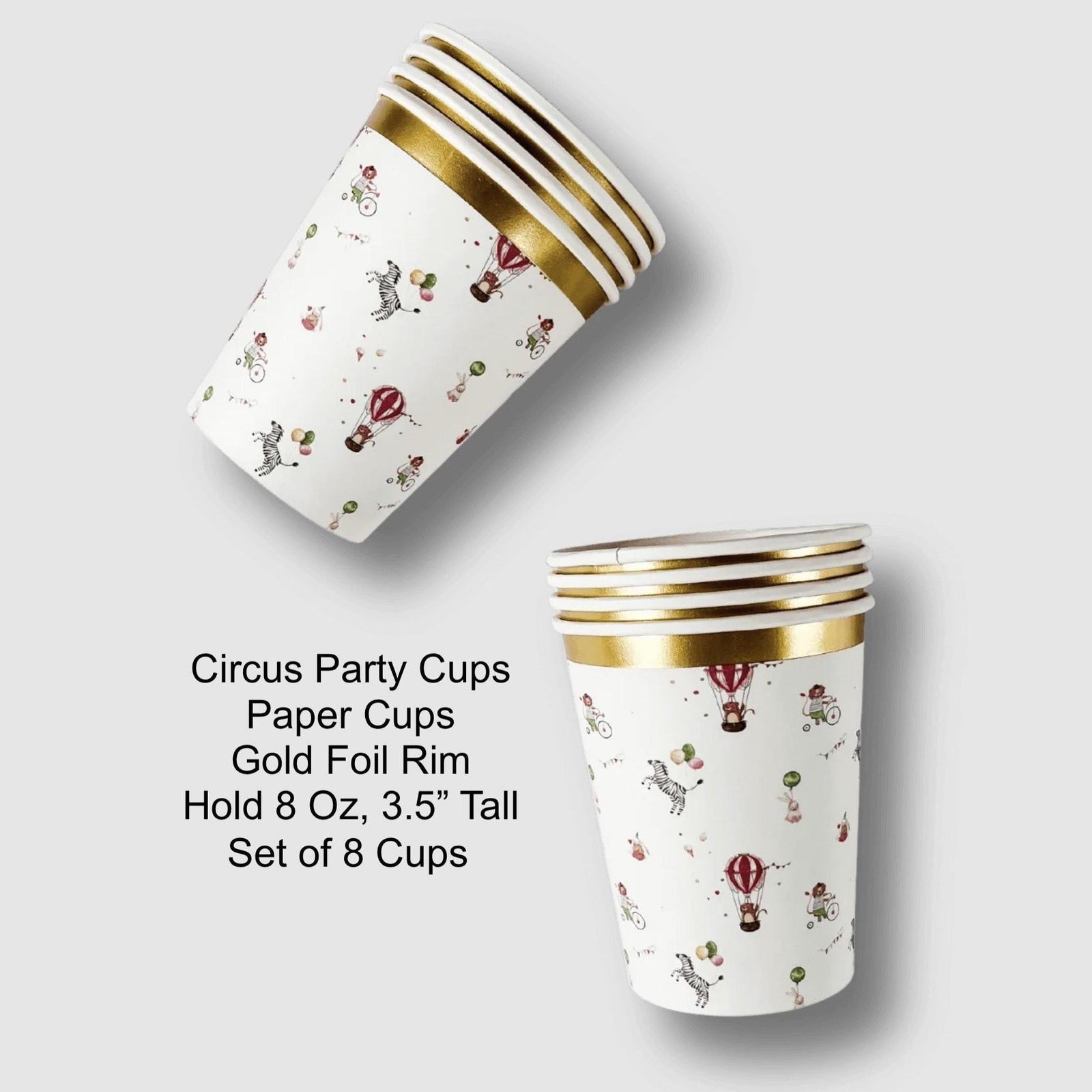 Carnival Party Cups - Stesha Party