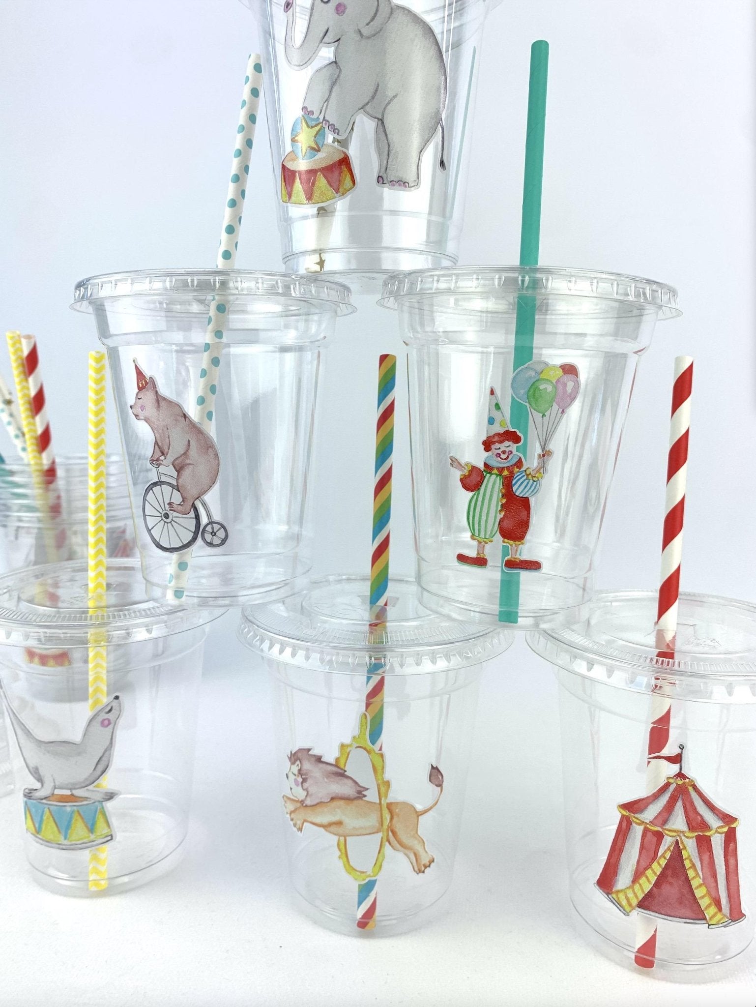 Carnival Party Cups - Stesha Party