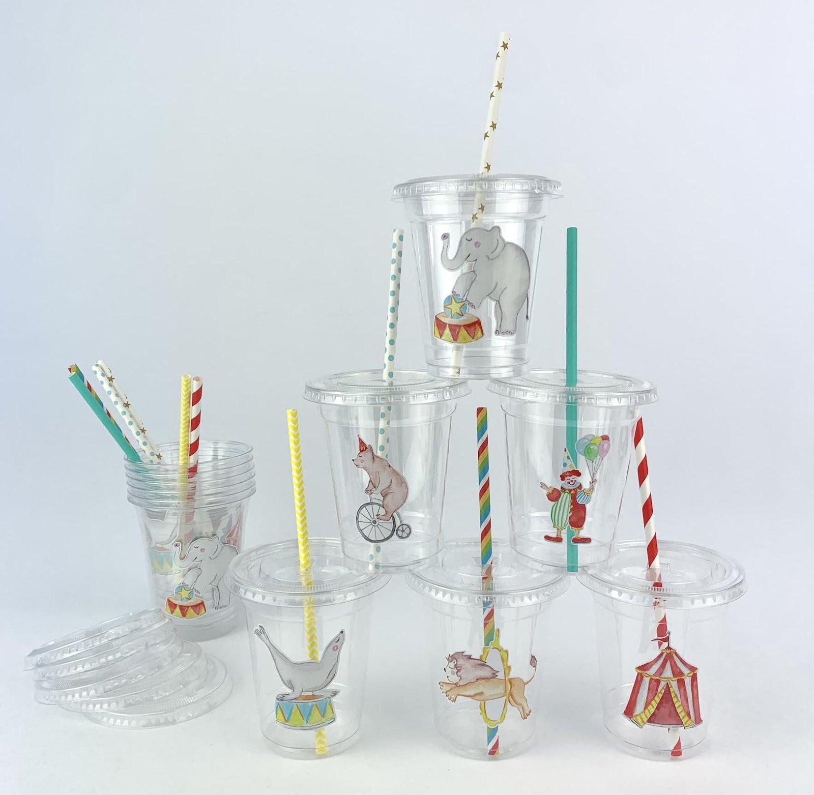 Carnival Party Cups - Stesha Party