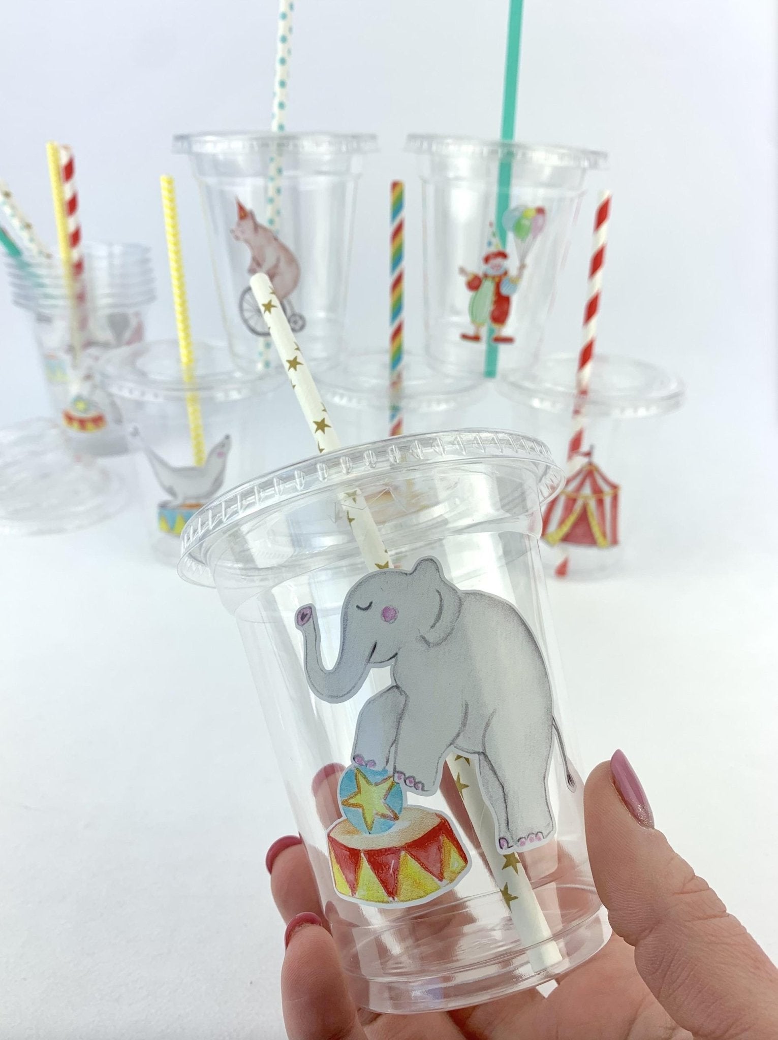 Carnival Party Cups - Stesha Party