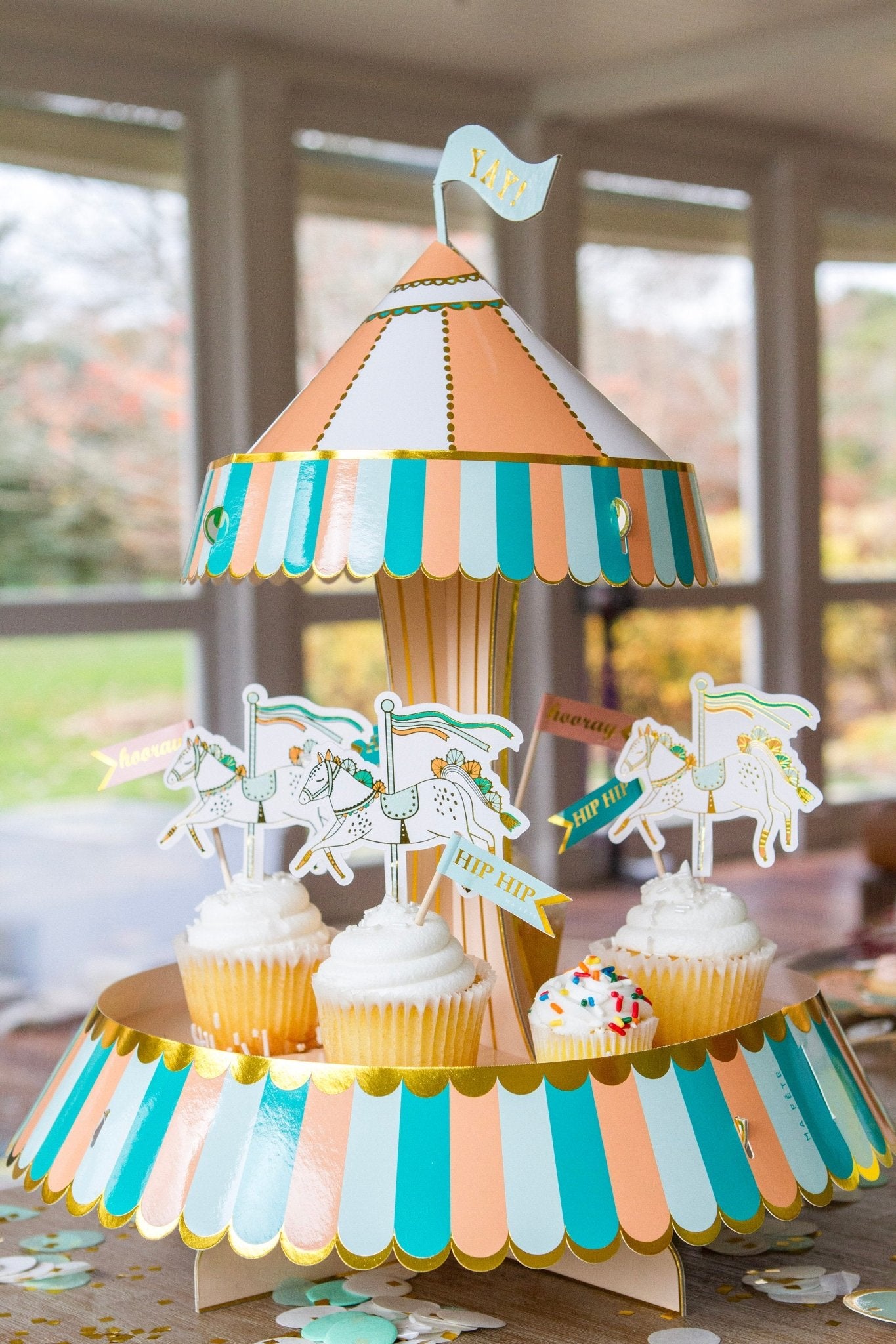 Carousel Cupcake Stand - Stesha Party