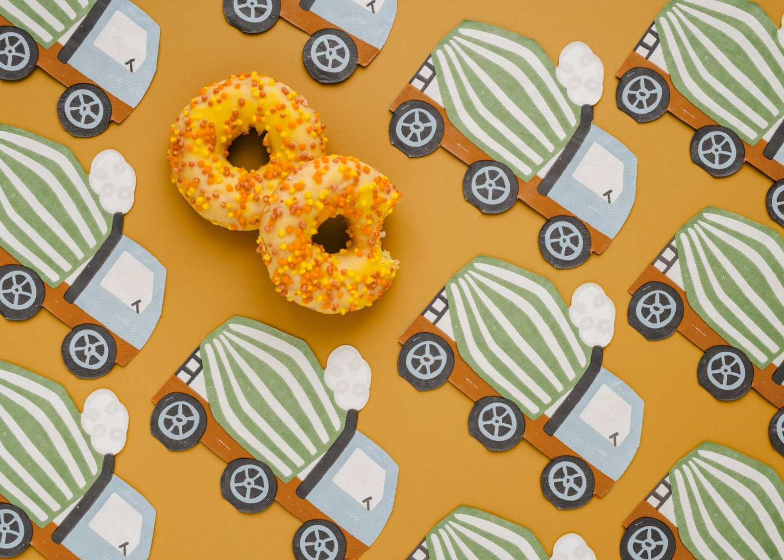 Cement Mixer Party Napkins - Stesha Party