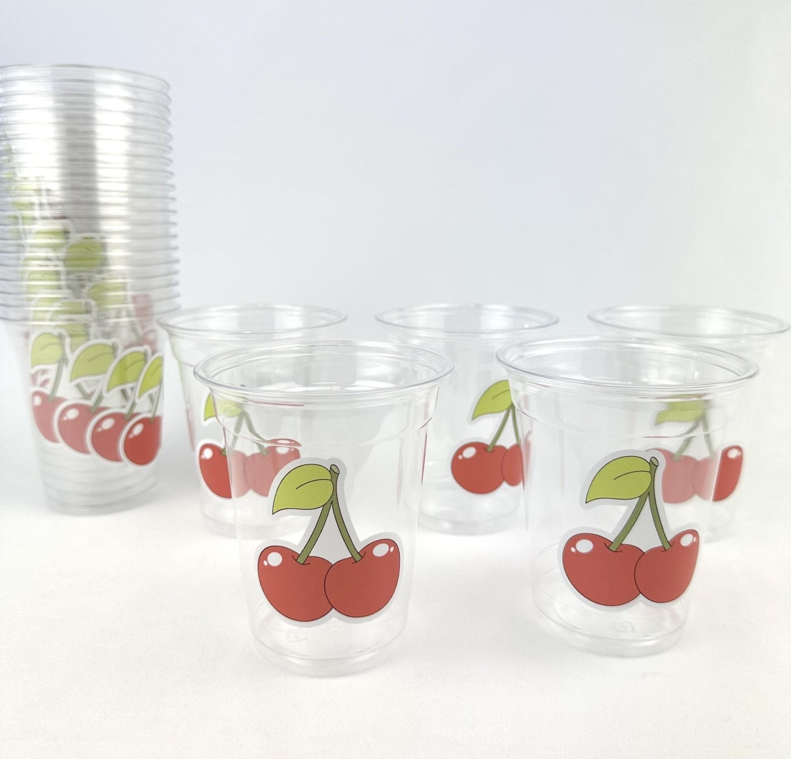 Cherries Party Cups 24ct - Stesha Party