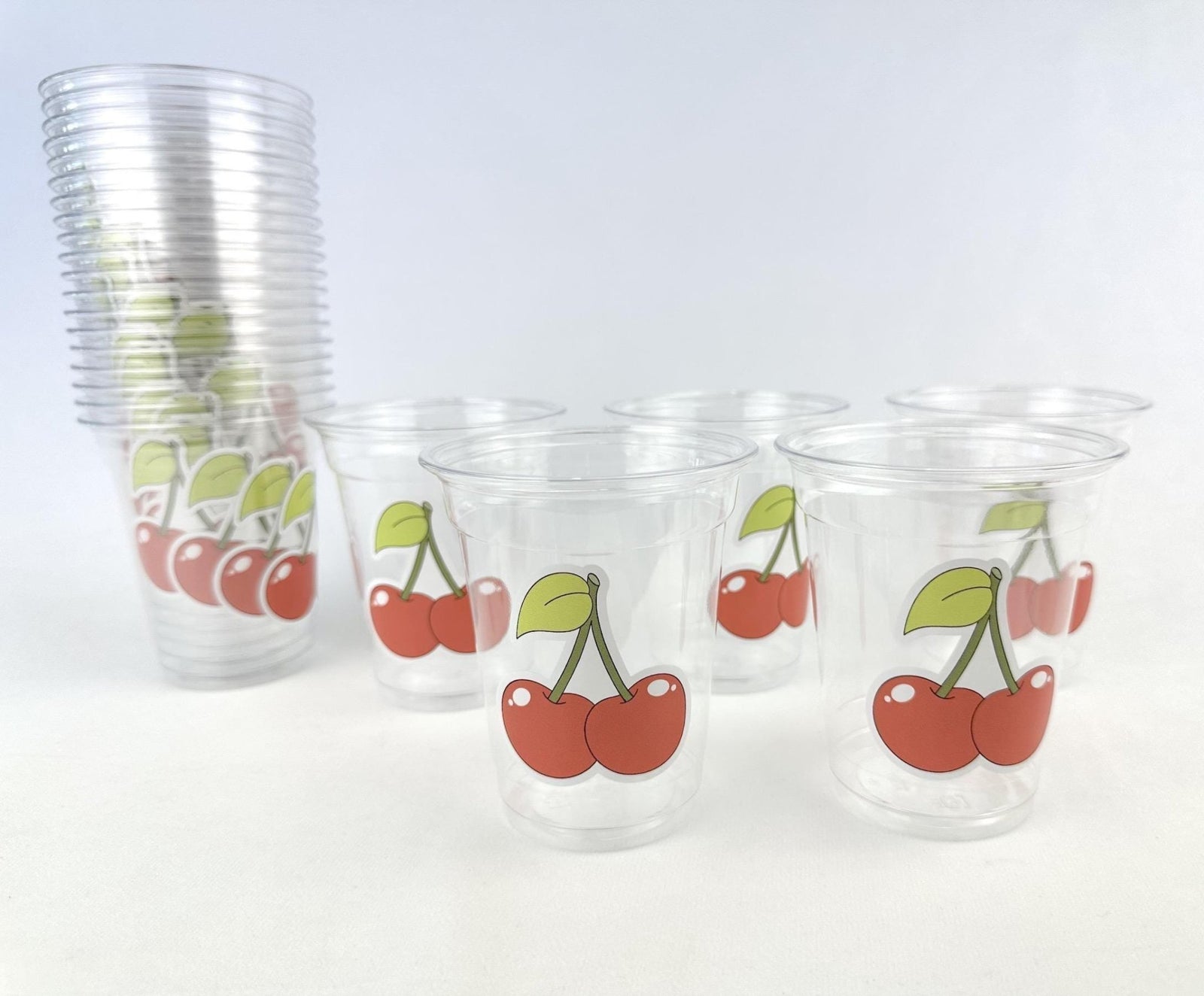 Cherries Party Cups 24ct - Stesha Party