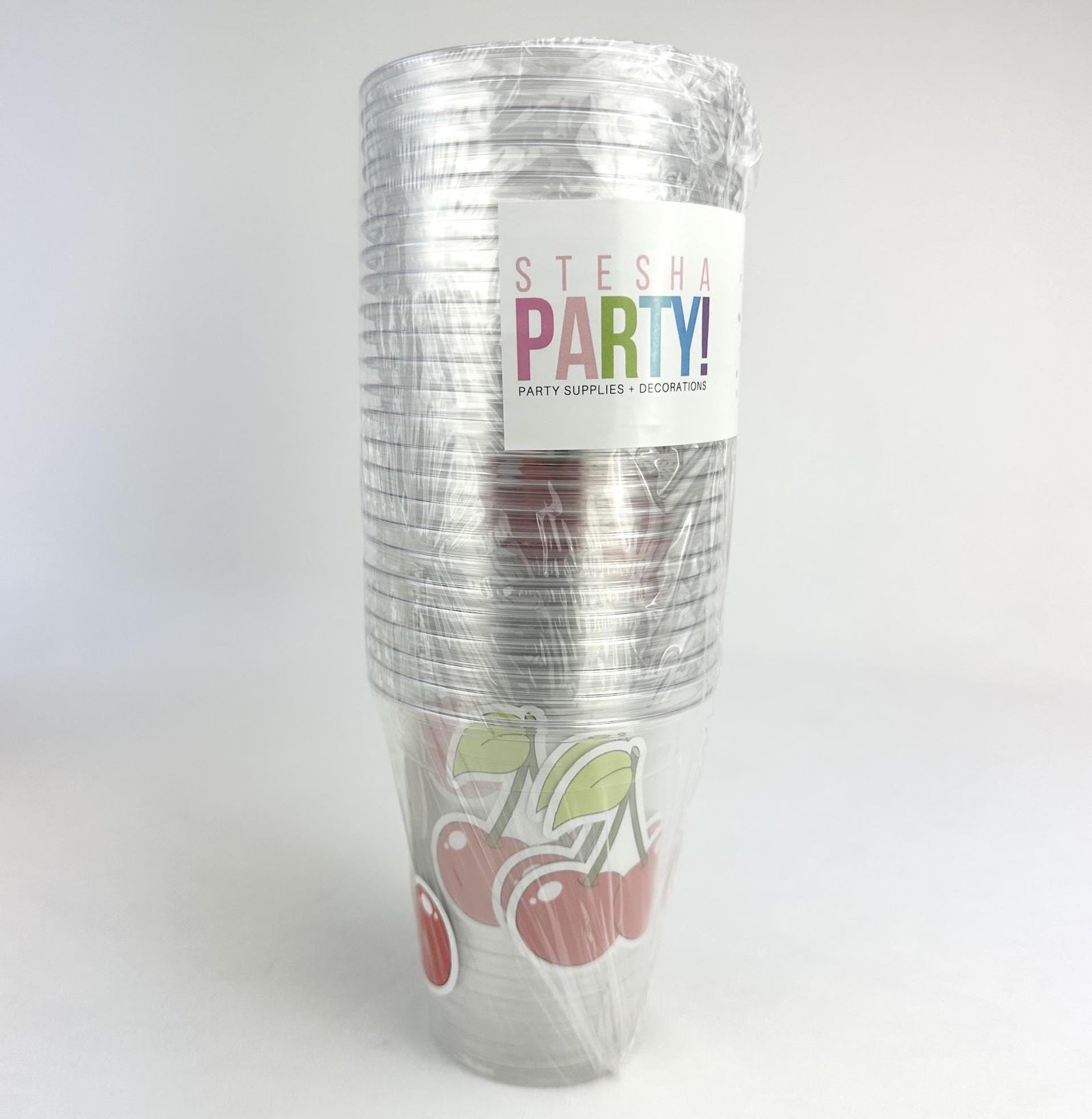 Cherries Party Cups 24ct - Stesha Party
