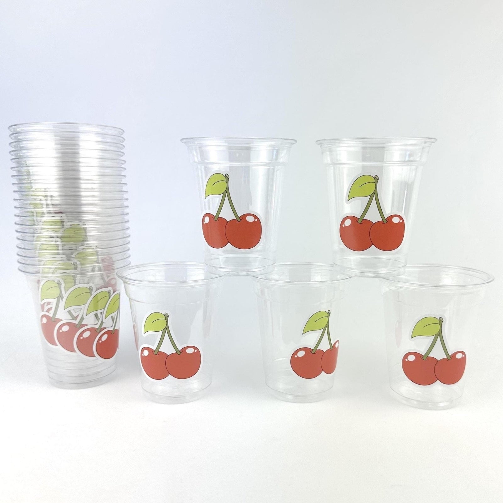 Cherries Party Cups 24ct - Stesha Party