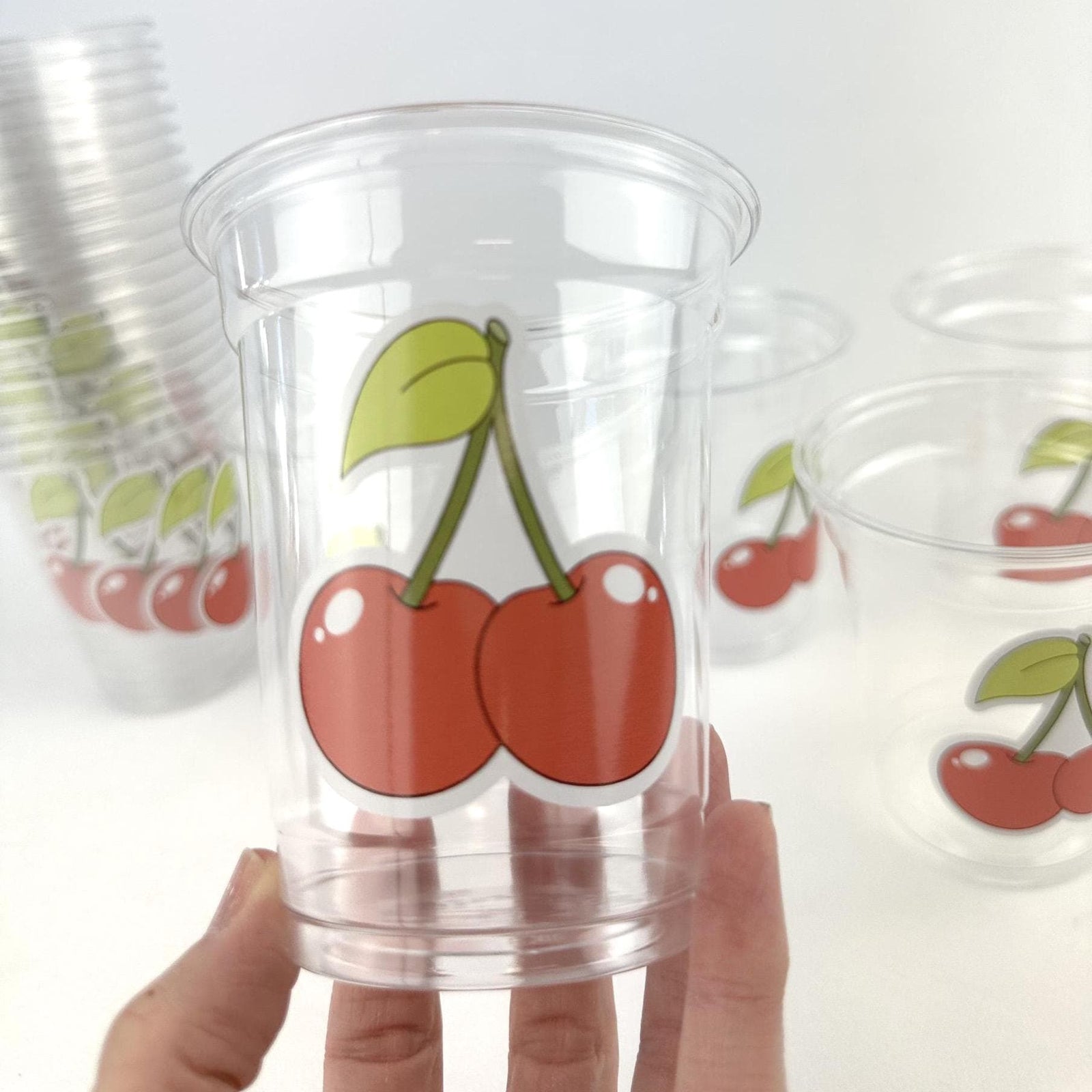 Cherries Party Cups 24ct - Stesha Party